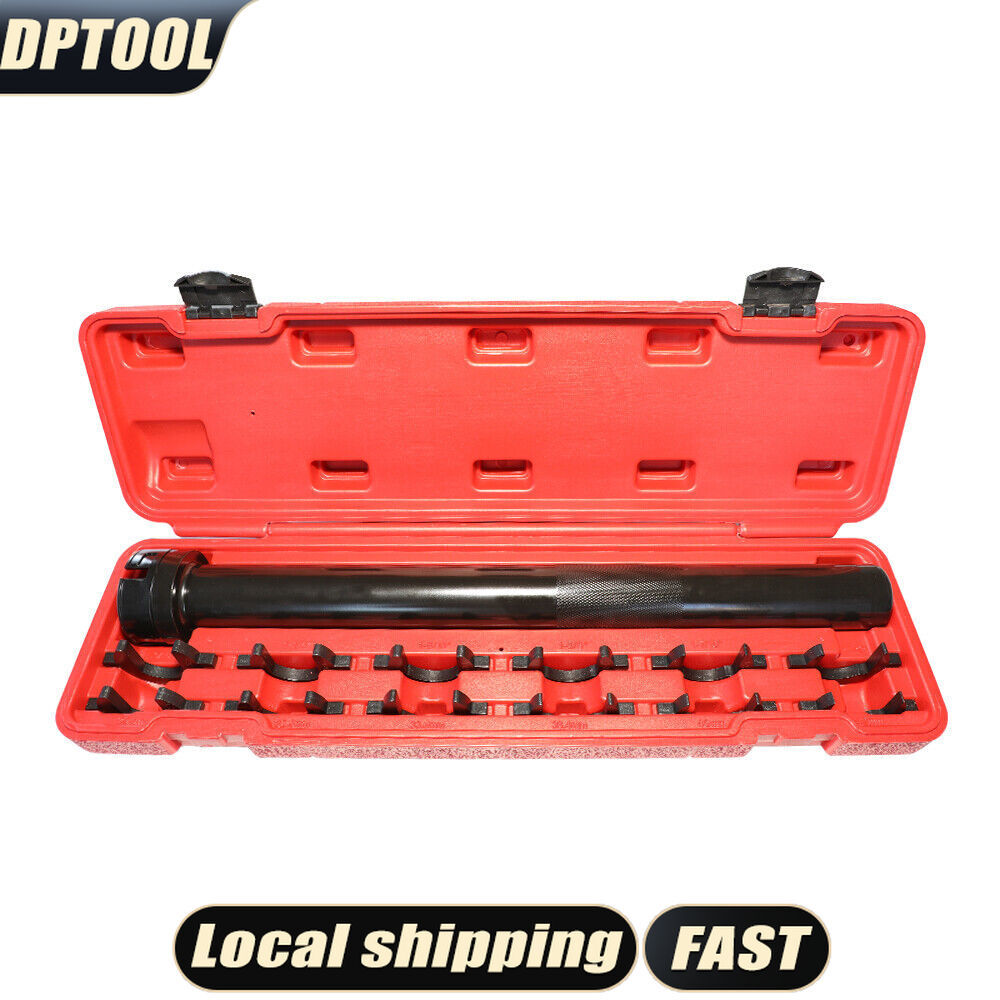 Inner Tie Rod Removal Tool 13pc Kit with Crowfoot Adapters for Car Trucks