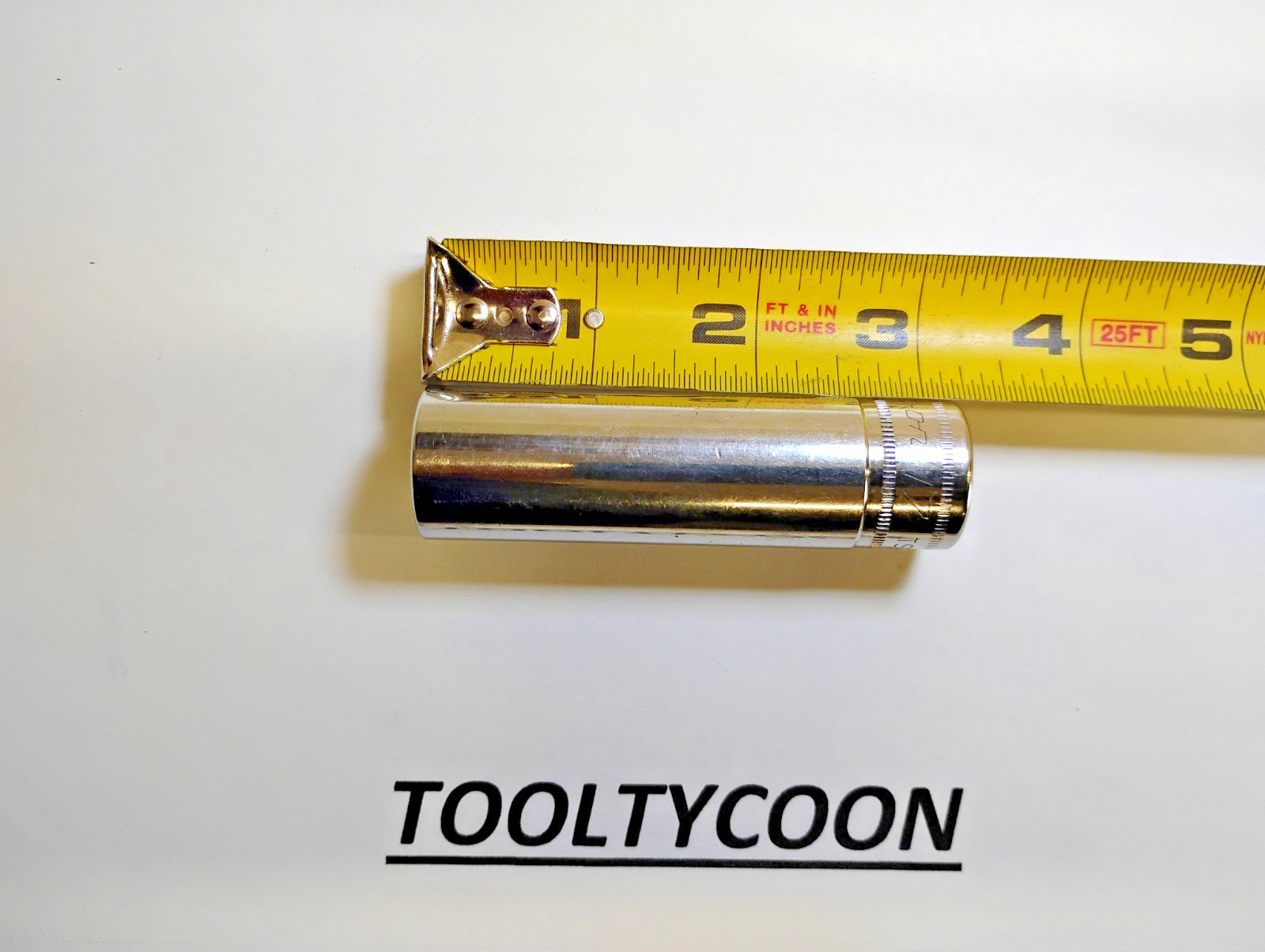 Snap-On Tools USA USED 1/2″ Drive 17mm Metric 6pt Deep Chrome Socket TSM17