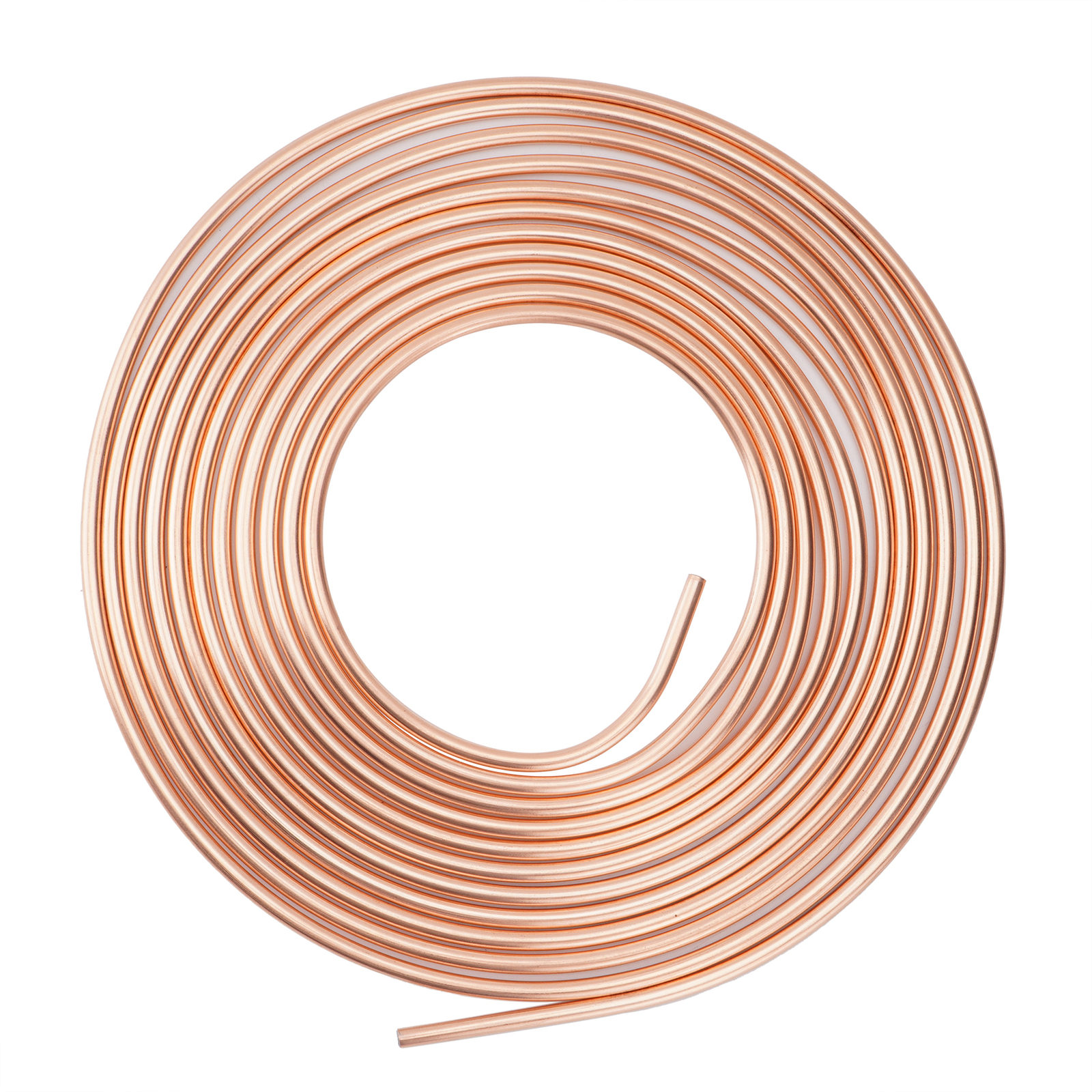 Racewill 25 ft 1/4 Copper Coated Brake Line Kit Includes 16 Fittings & 4 Unions