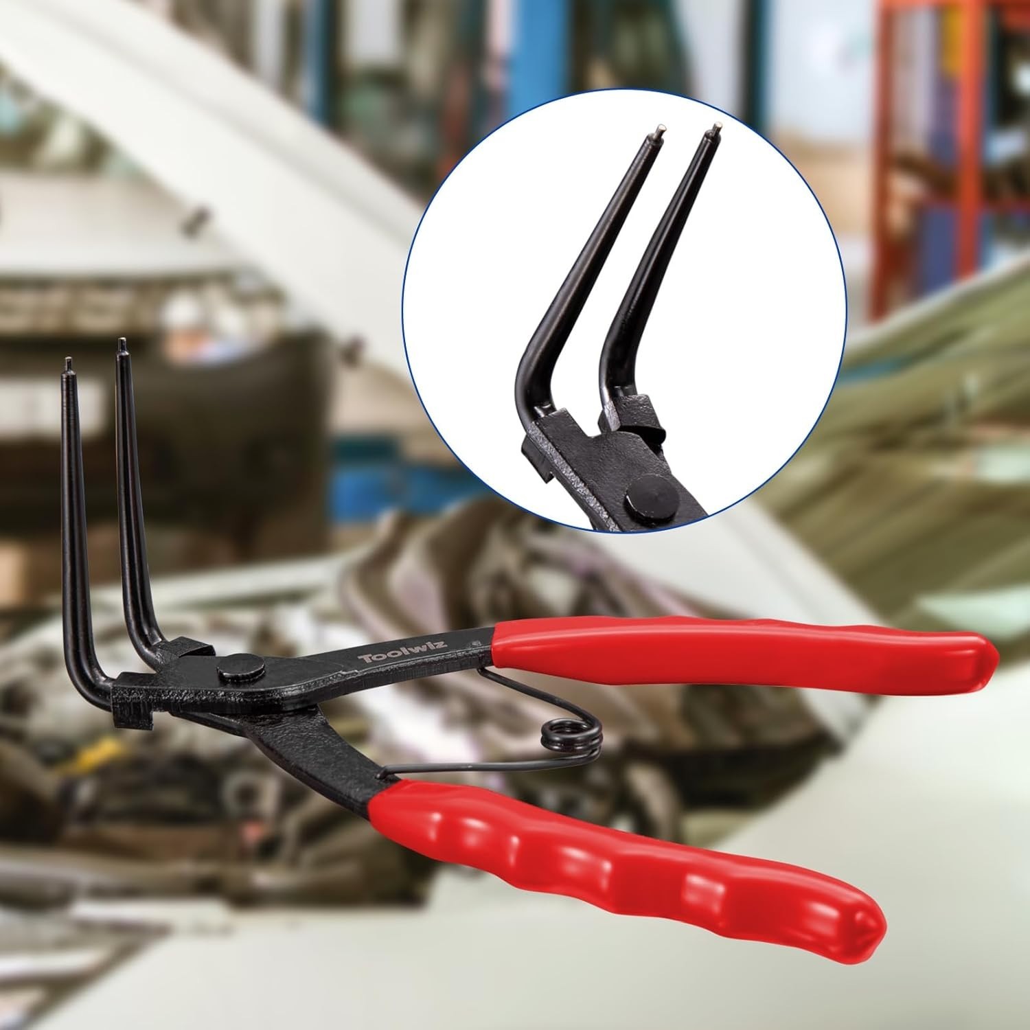 Precision 90° Snap Ring Pliers – Heavy Duty, Non-Slip Grip for Automotive Use