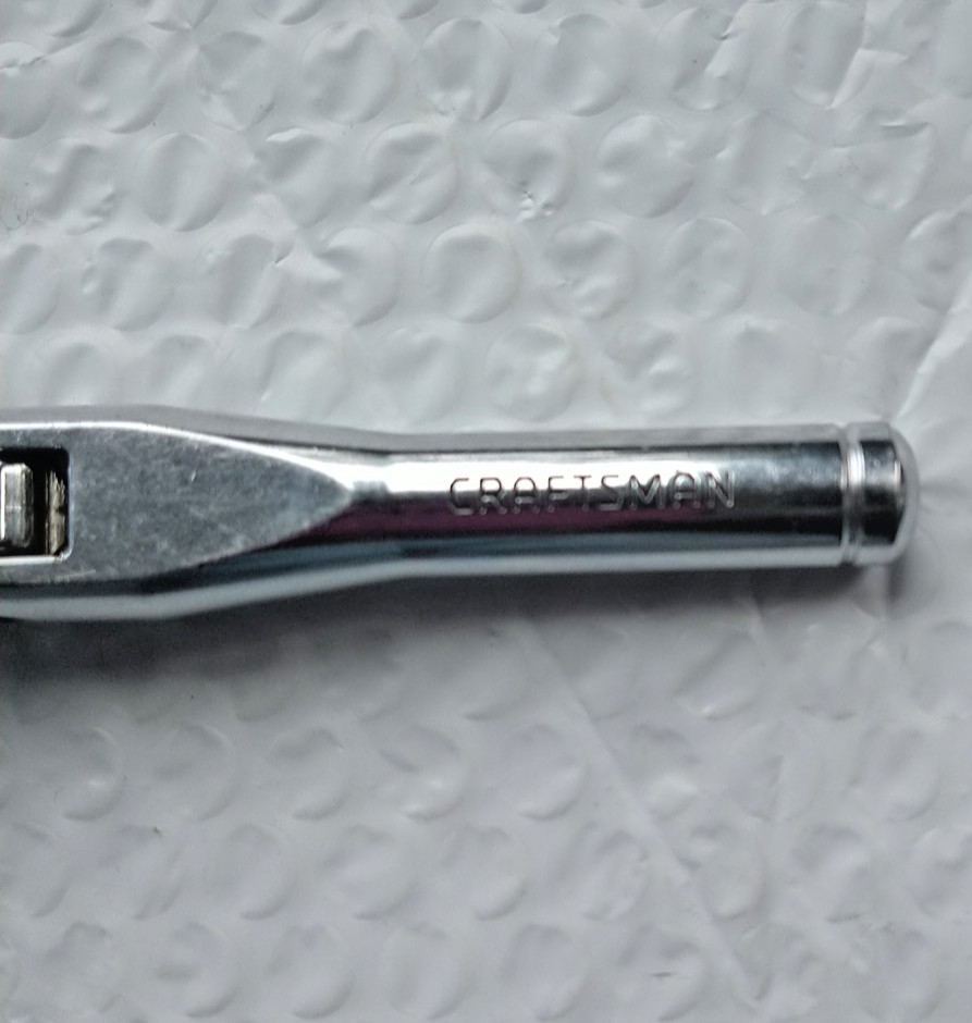 CRAFTSMAN TOOLS 44834VM, 3/8″ DR FLEX HEAD RATCHET, 5.5″ L *QUICK RELEASE *USA*