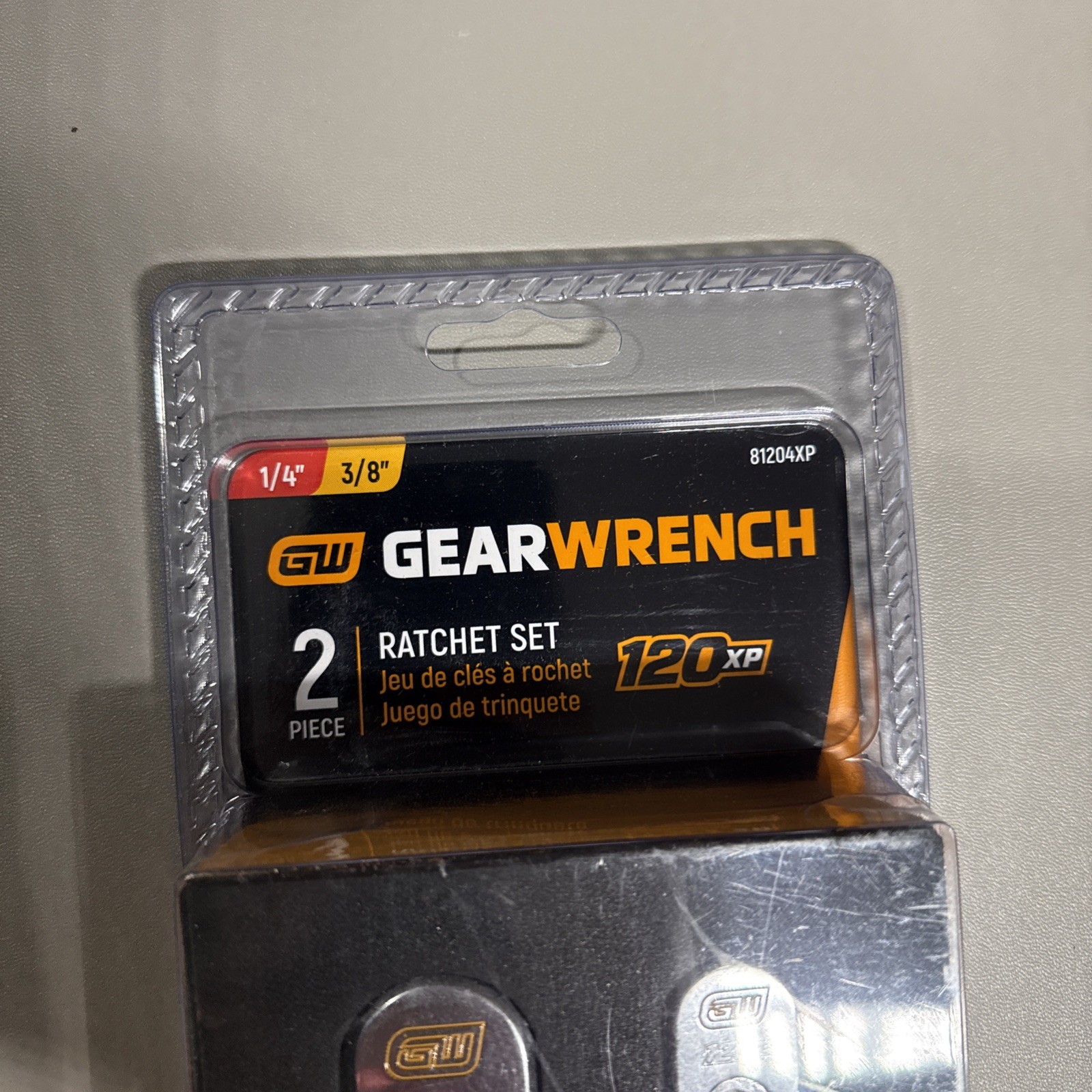GEARWRENCH 2 Piece Ratchet’s 1/4″ and 3/8″ Drive 120XP Dual Material Flex Head