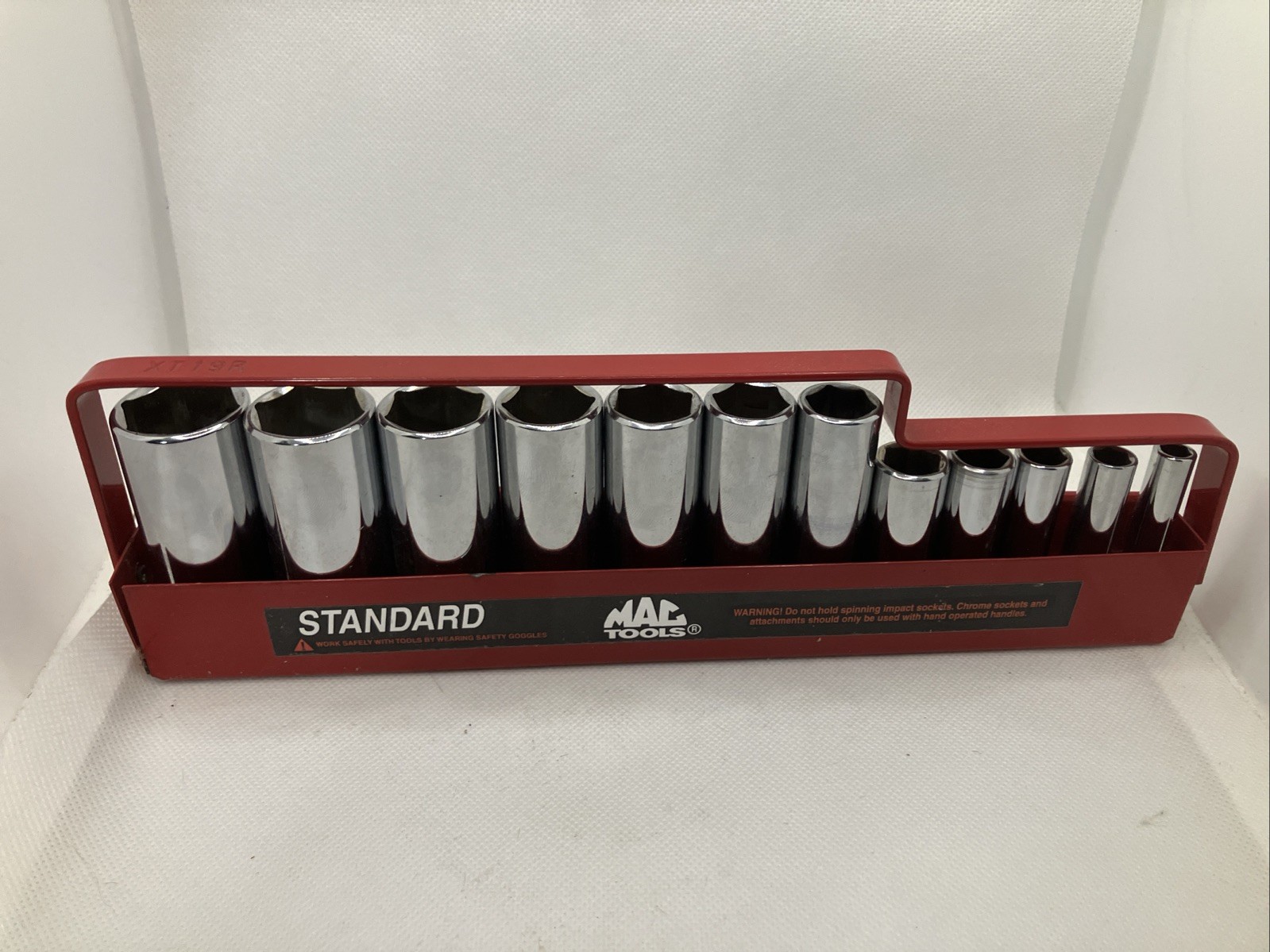 Mac Tools 12 Pc Standard Deep 6 Point Socket Set 1/4” – 15/16”