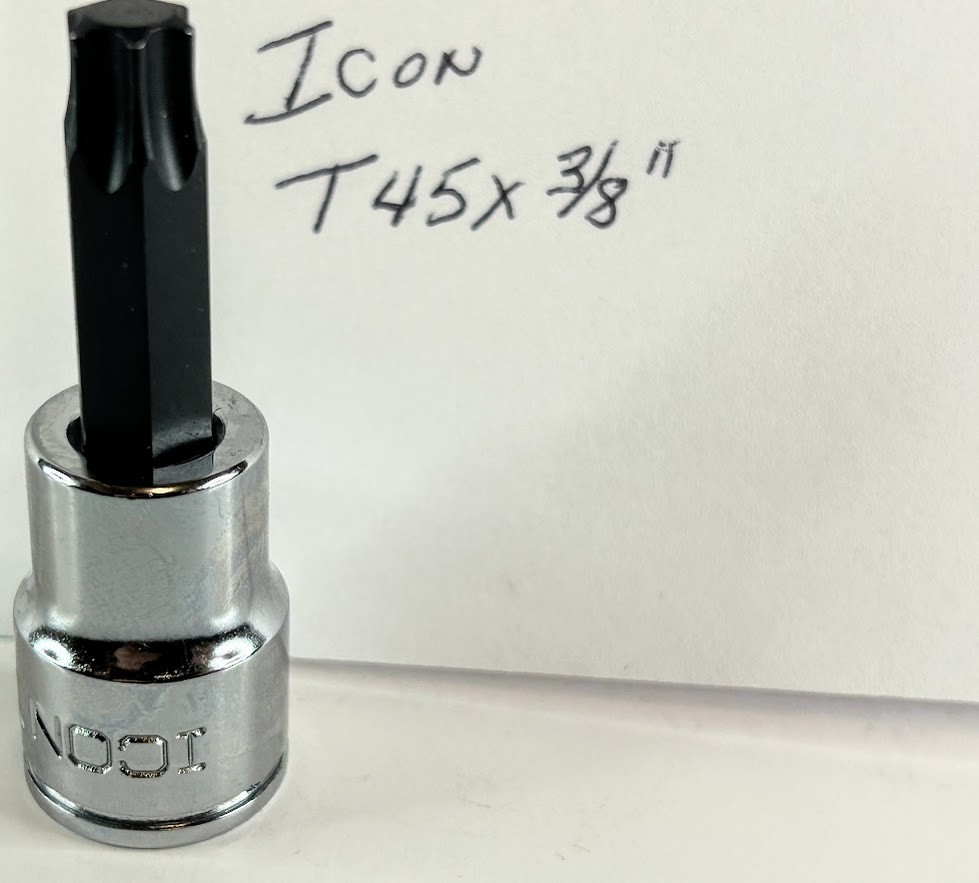 ICON T 45 x 3/8″ Torx Socket S2T45 Free USA Shipping