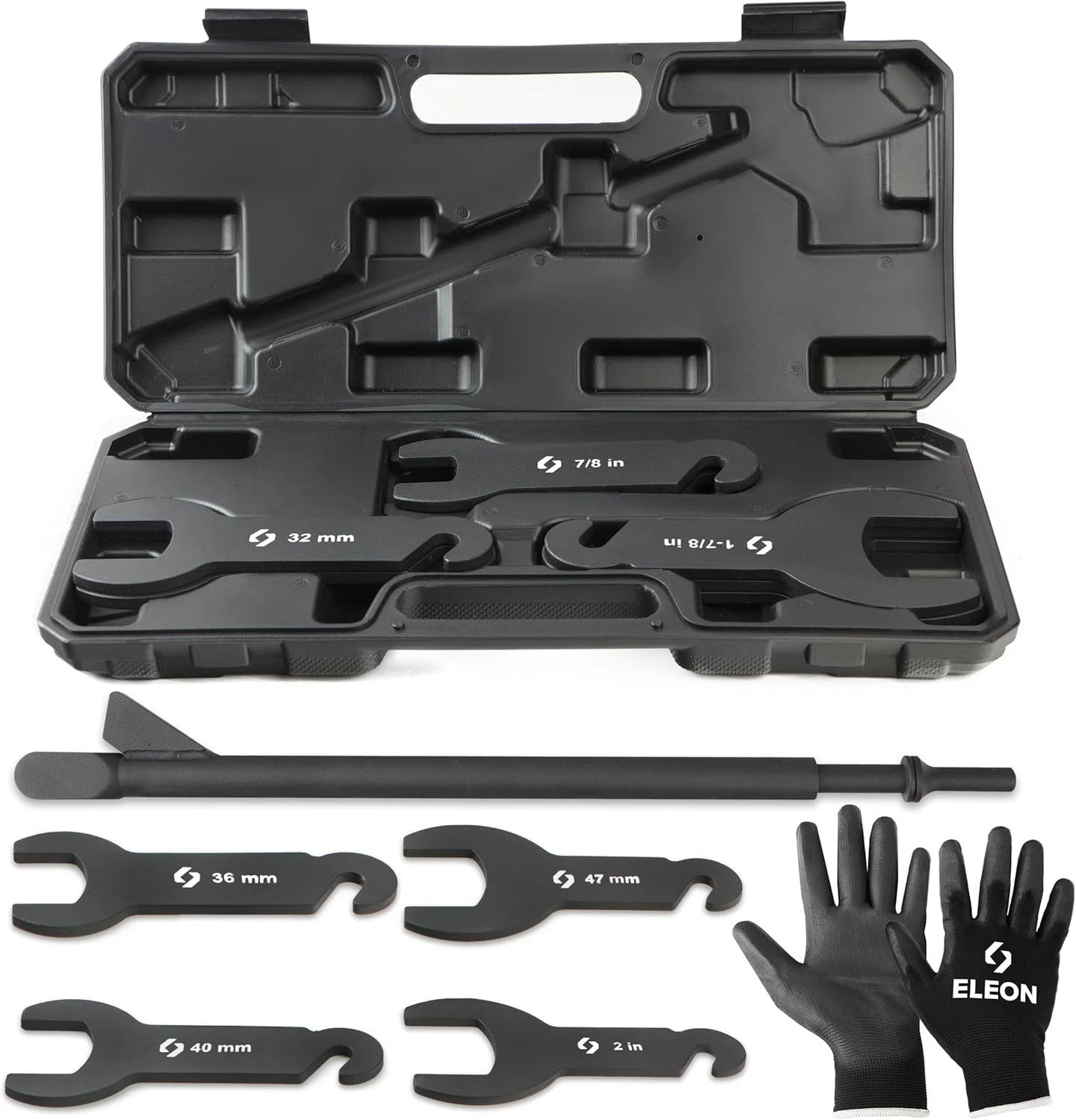 Pneumatic Fan Clutch Wrench Set Removal Tool Kit 43300 for Ford/GM/Chrysler/Jeep