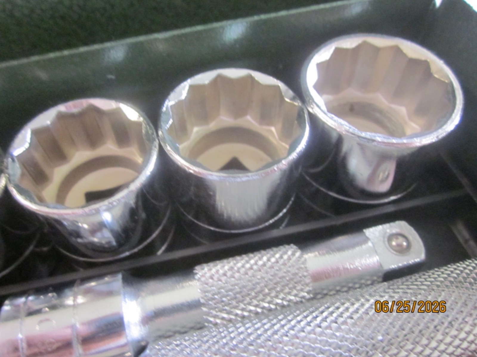 VTG S-K TOOLS VERY NEAR MINT CONDITION SAE 3/8″ DRIVE 21 PIECE SOCKET SET
