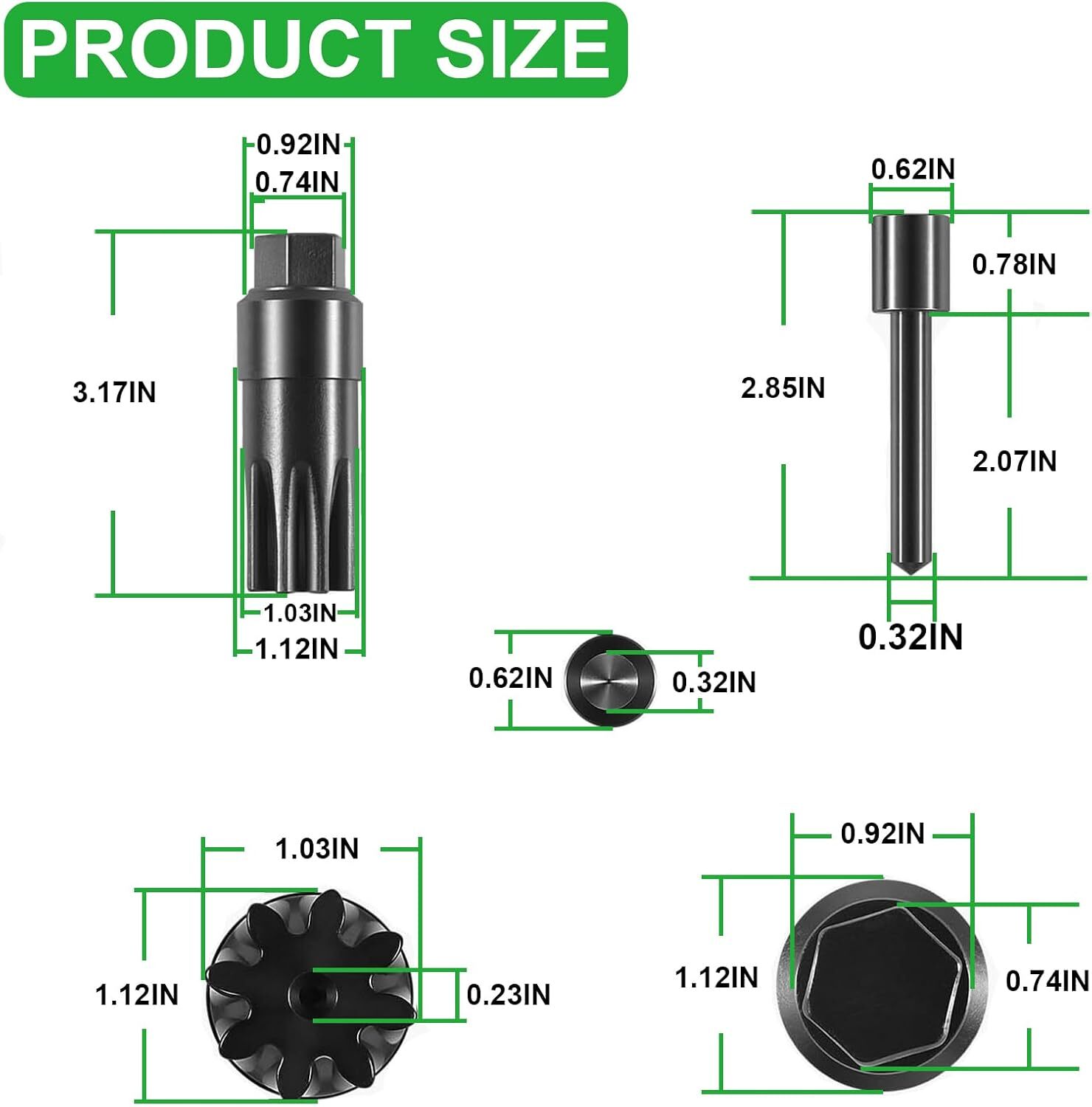 JDE83 JDE81-4 For John Deere Engine Turning Tool & Timing Pin Kit