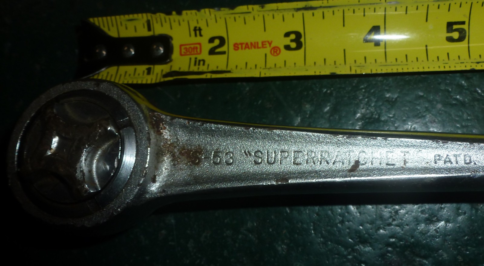 Vintage J.H. Williams S-53 Superratchet 1/2″ Drive Super Ratchet USA 15″ Long