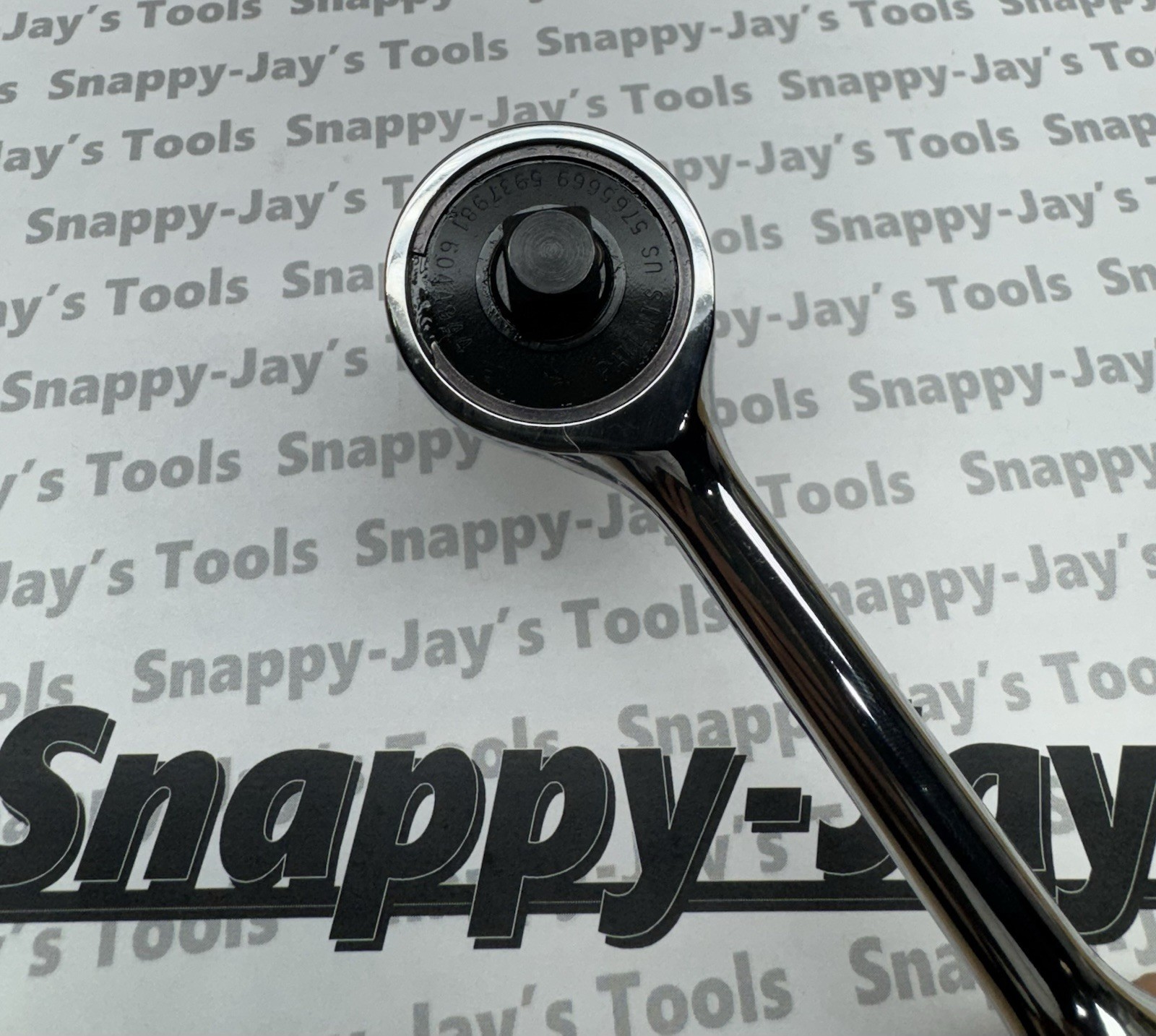 Snap-on Tools USA NEW 3/8″ Drive Chrome Handle Gearless Round Head Ratchet FZERO