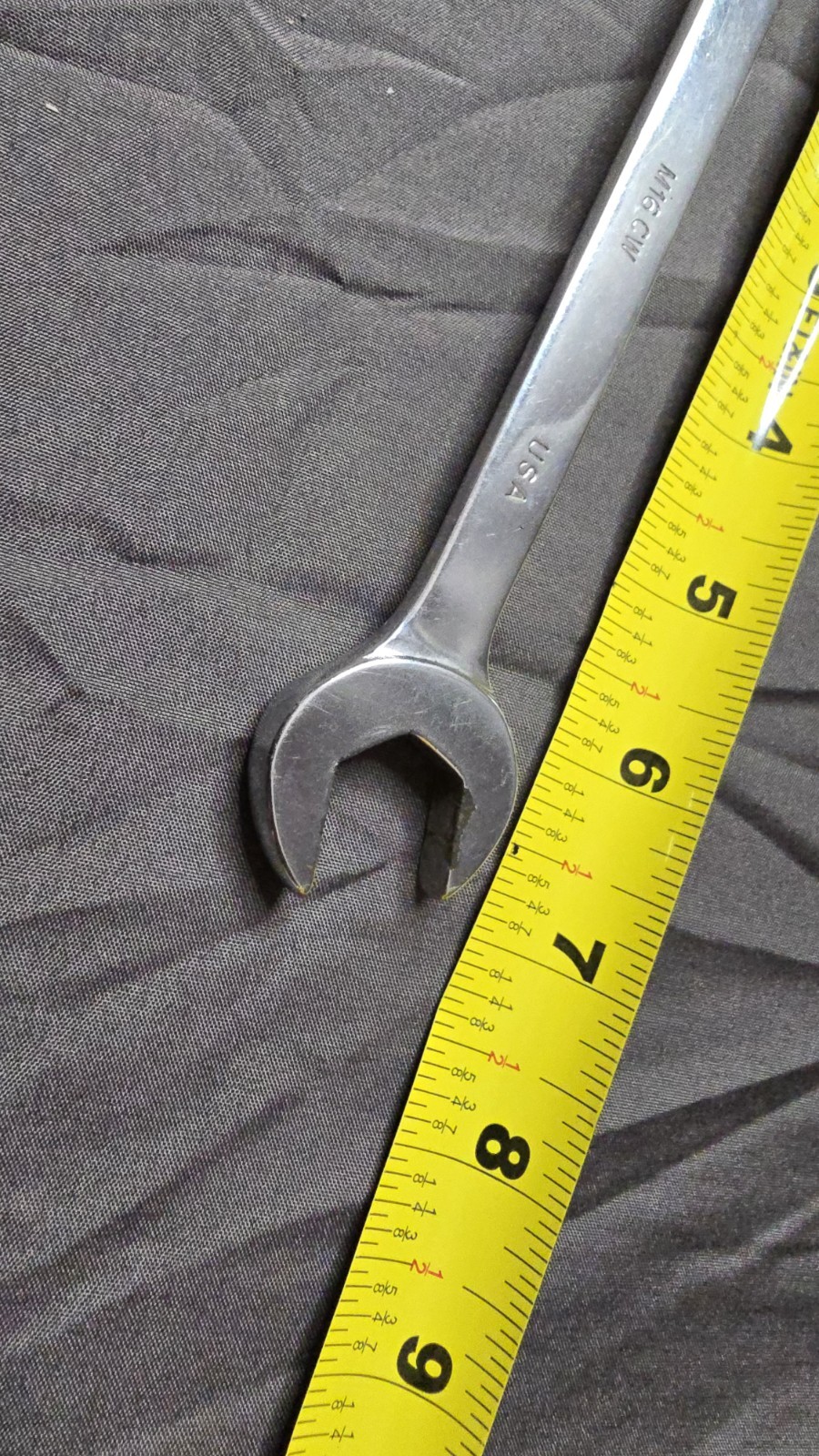 Mac Tools Combination Chrome Wrench M16CW 12 Pt USA Made Handtool M16 CW