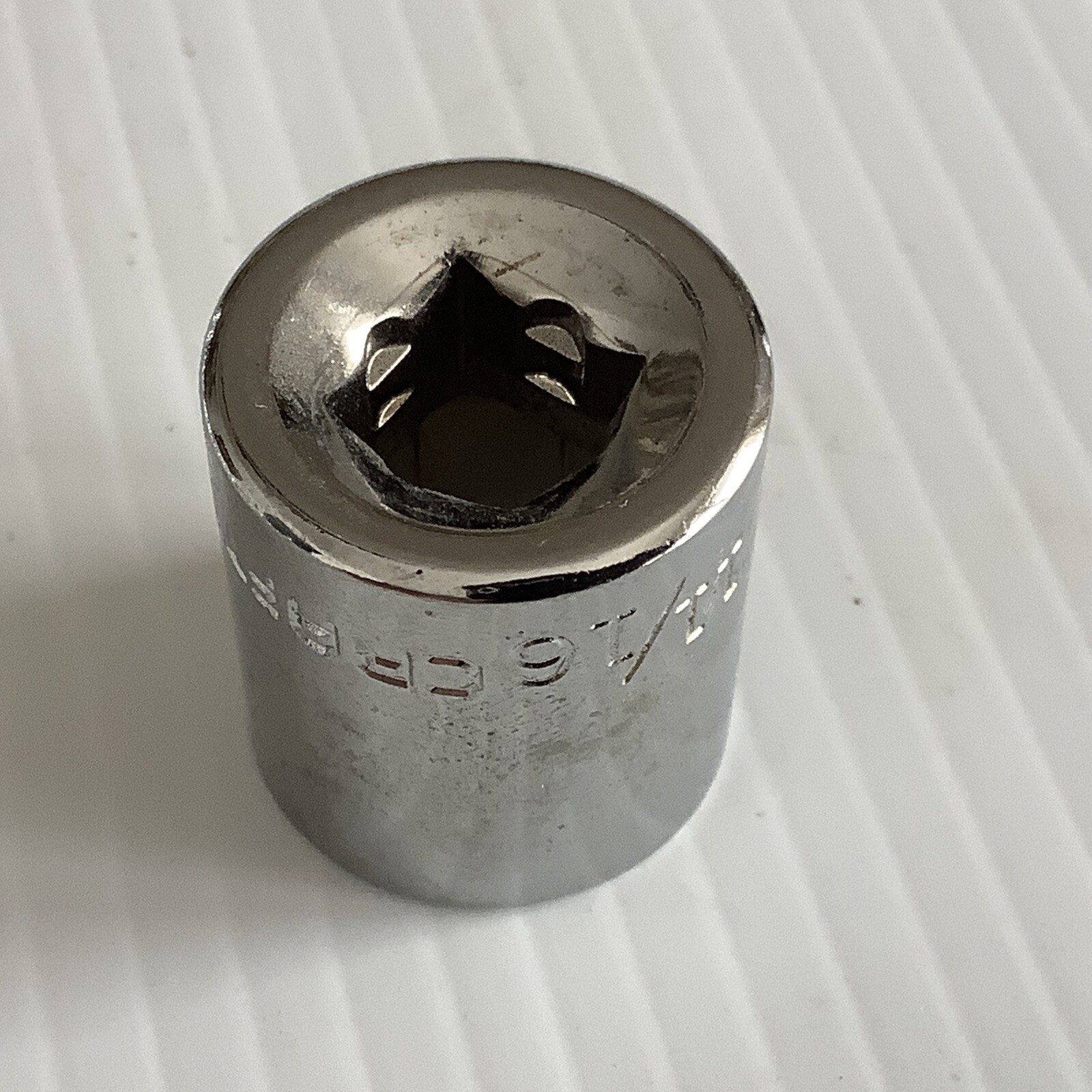 Craftsman 3/8″ Drive Shallow Socket 11/16″ Model S-AF 43006 USA 6 Point