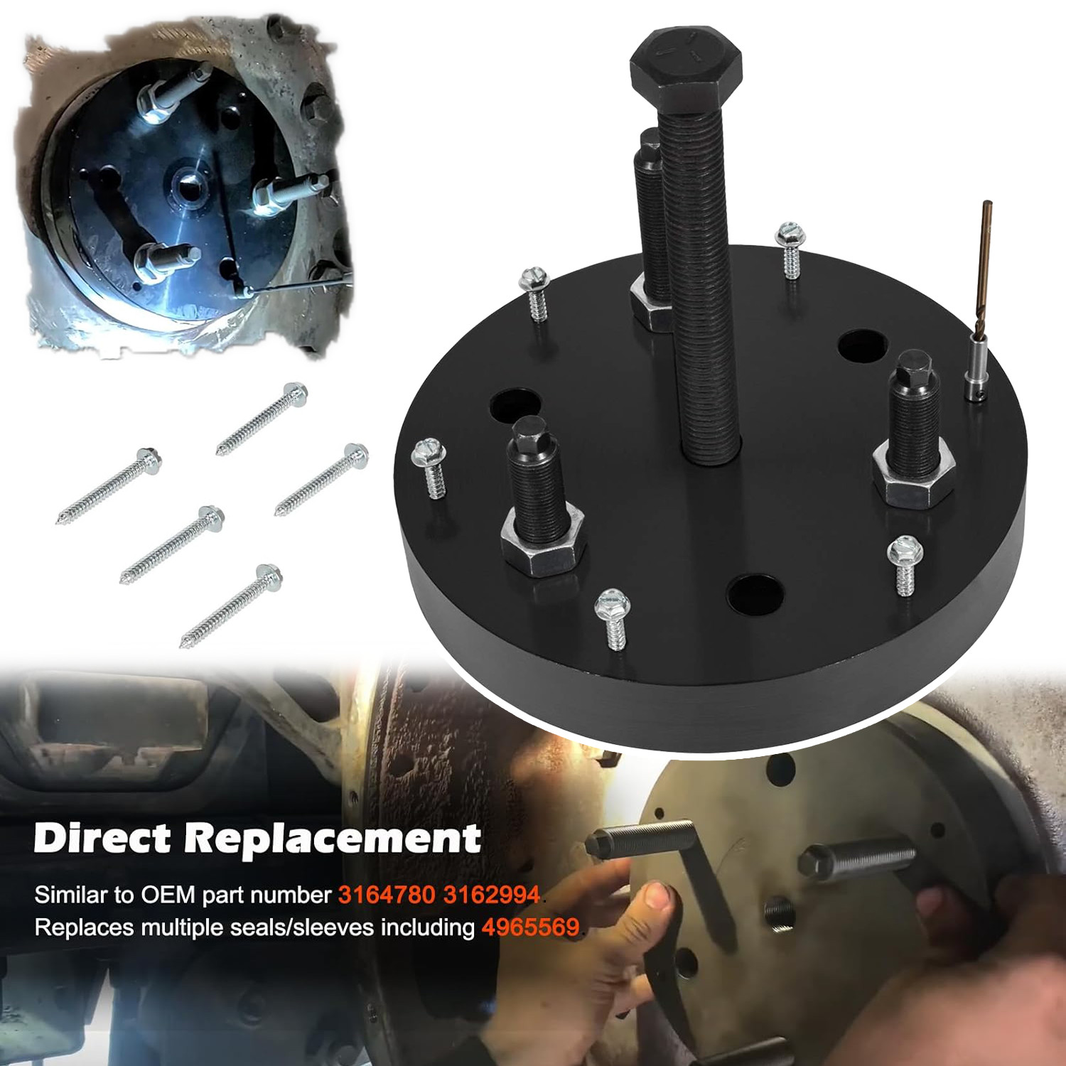 3164780 Rear Main Seal & Wear Sleeve Installer for Cummins ISX QSX ISX15 ISX12