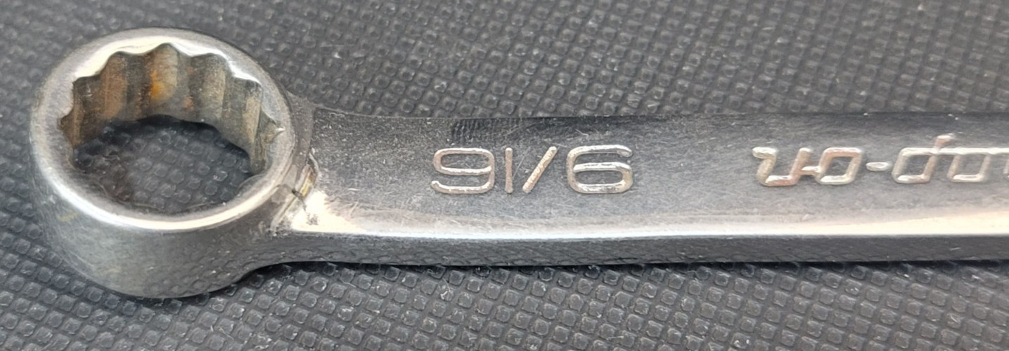 Snap On OEX180B 9/16″ SAE 12 Point Short Combination Wrench USA