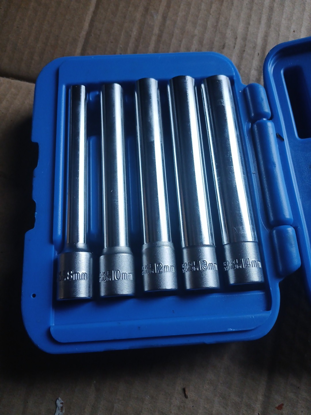 Laser 7032 3/8 Drive Extra Deep Socket Set 8-14mm 120mm Long