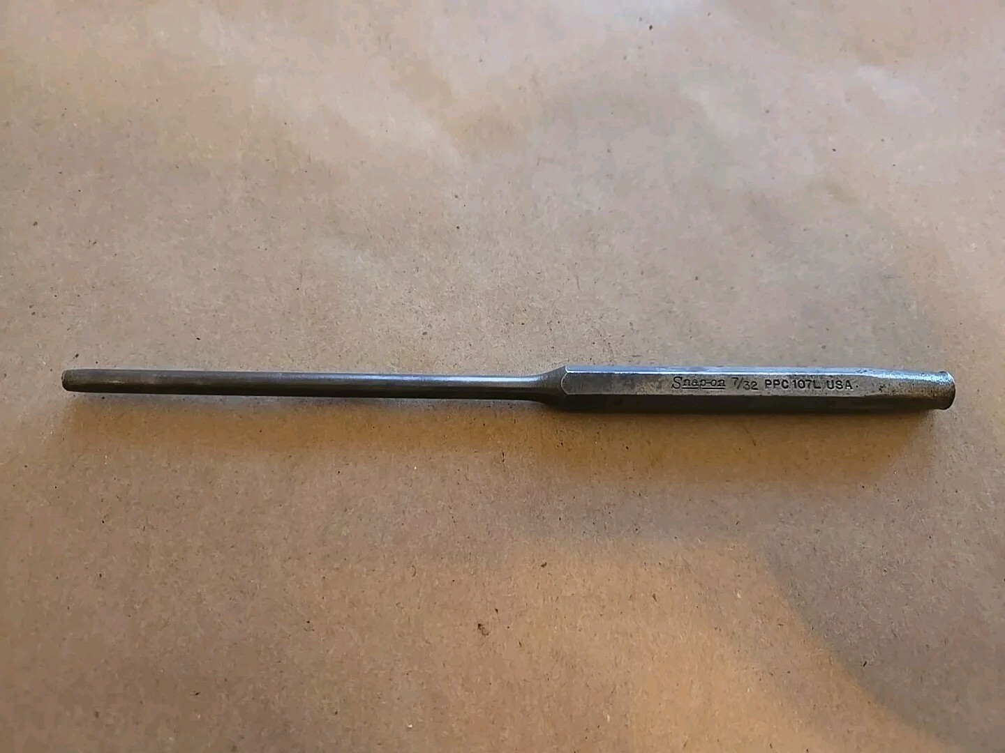 Snap On 7/32″×7-5/8″ Long Pin Punch PPC107L