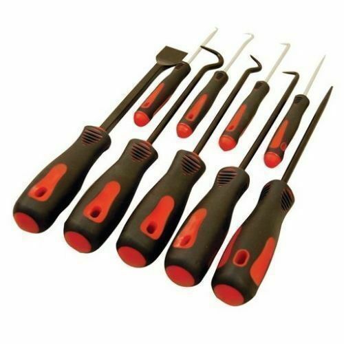 9pcs Scraper Hook and Pick Tool Set Car Removal Tool O Rings Seals Rubber HA51