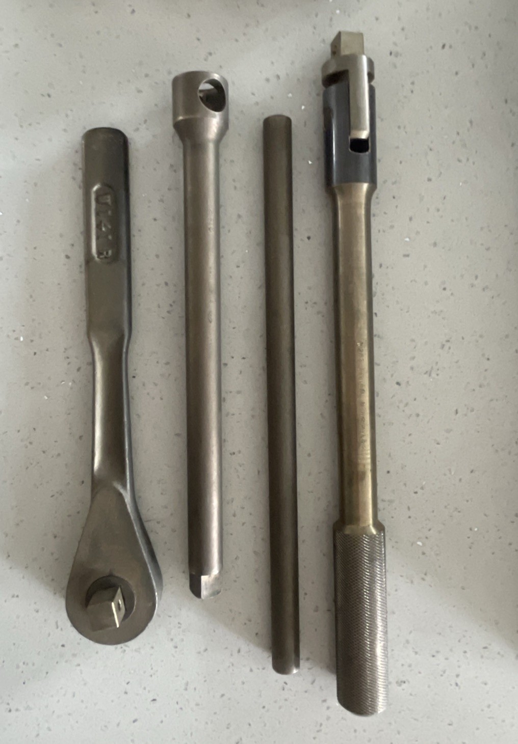 Vintage Ampco W-290 9-Pc Non-Sparking Safety Socket Set 1/2″ Drive COMPLETE