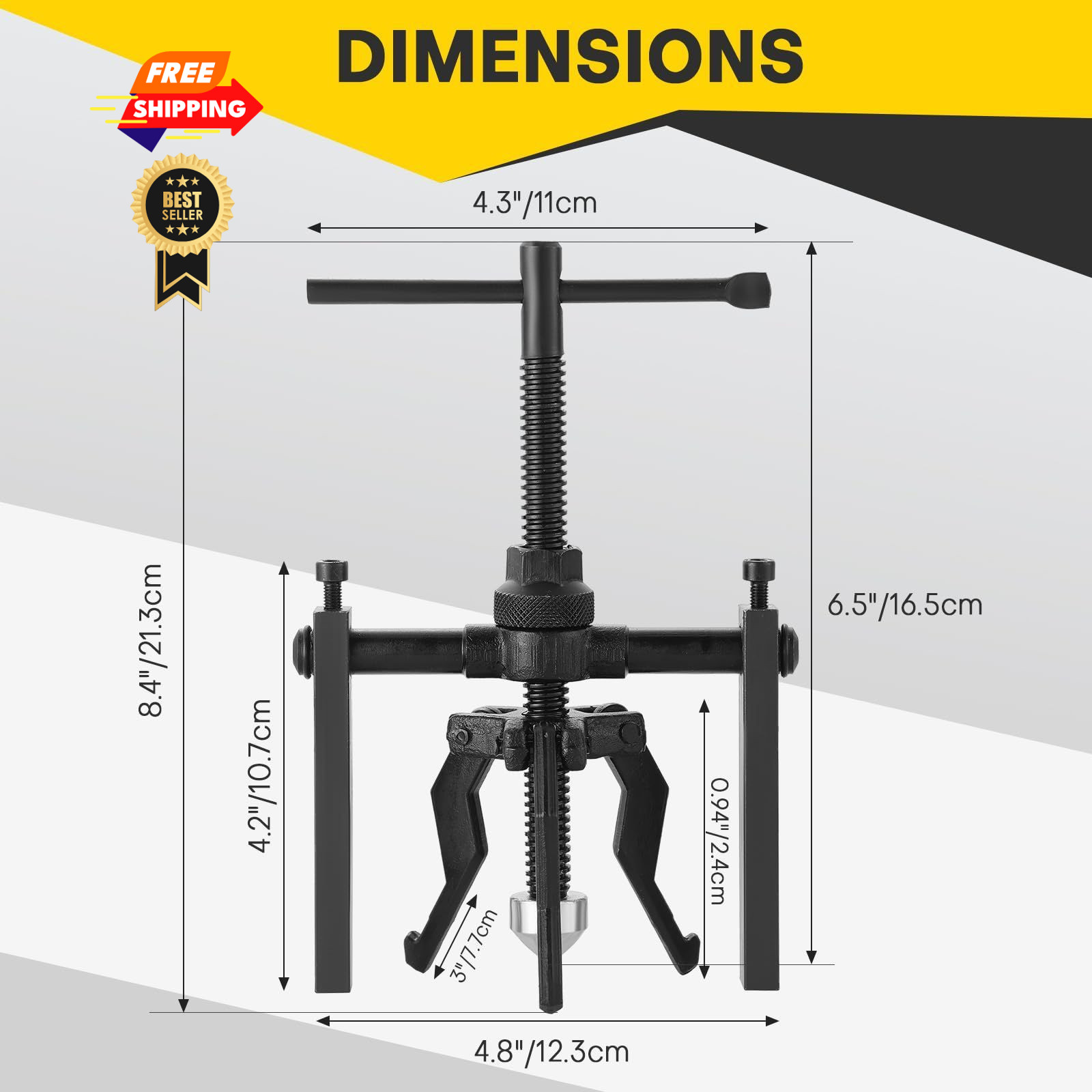 Acymner 3 Jaw Inner Bearing Puller Set