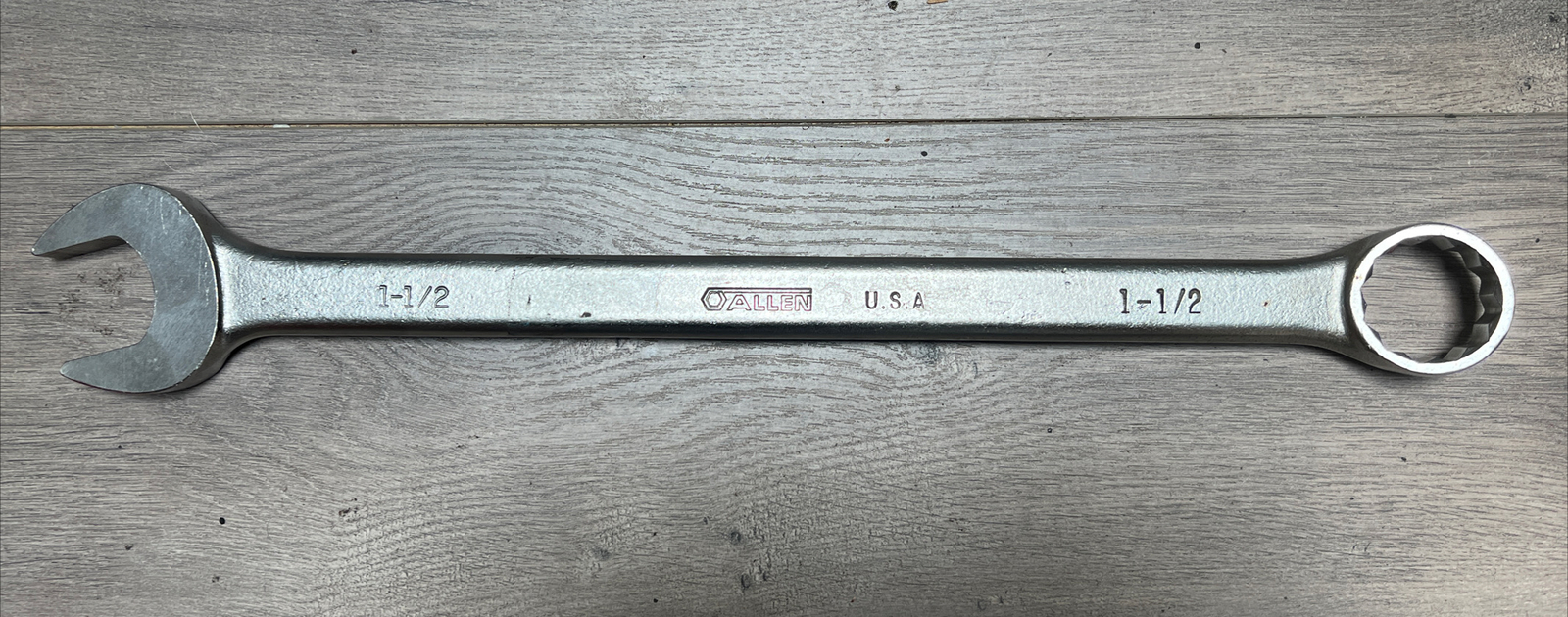 ALLEN 20226 12 POINT COMBINATION WRENCH – 1-1/12 NICKEL STEEL 20” Long