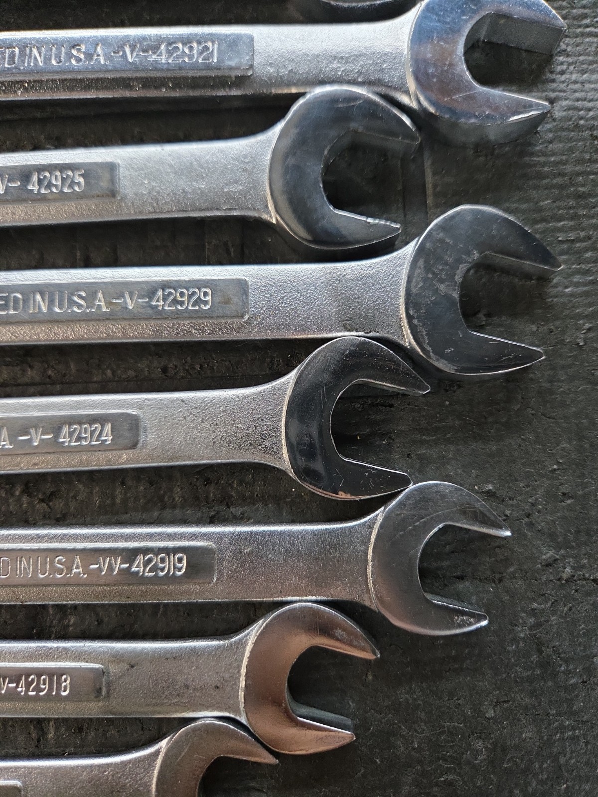 Vintage Craftsman USA 20 Pc Metric Combo Wrench Set V, VV 6-24 , 27mm.