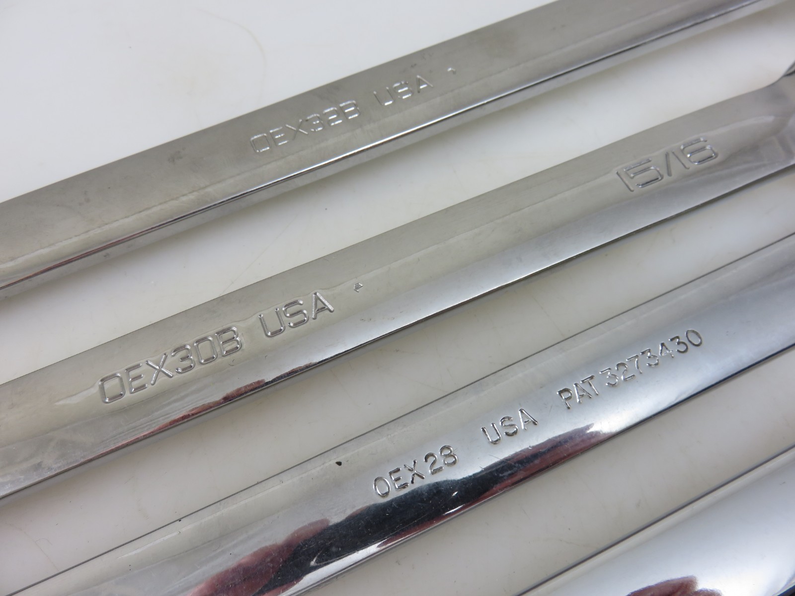 Snap-On OEX & SOEX Series Combination Wrench 11pc Set 3/8″-1″ 12pt *MIXED SET*