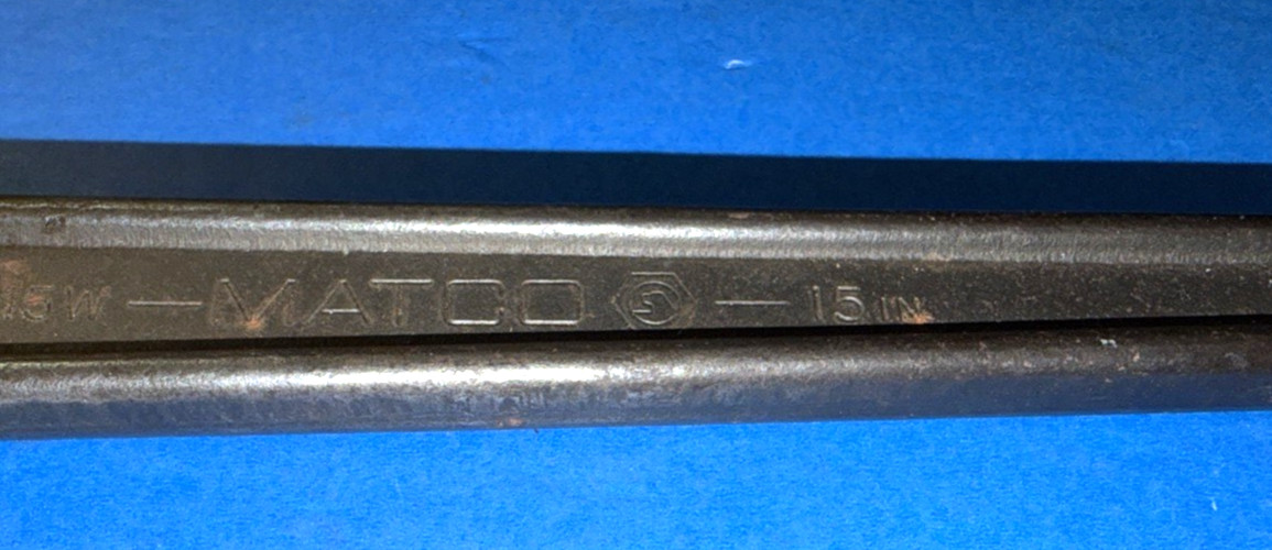 MATCO TOOLS 2 PIECE ADJUSTABLE CRESCENT STYLE WRENCHES 4 AND 15 INCHES