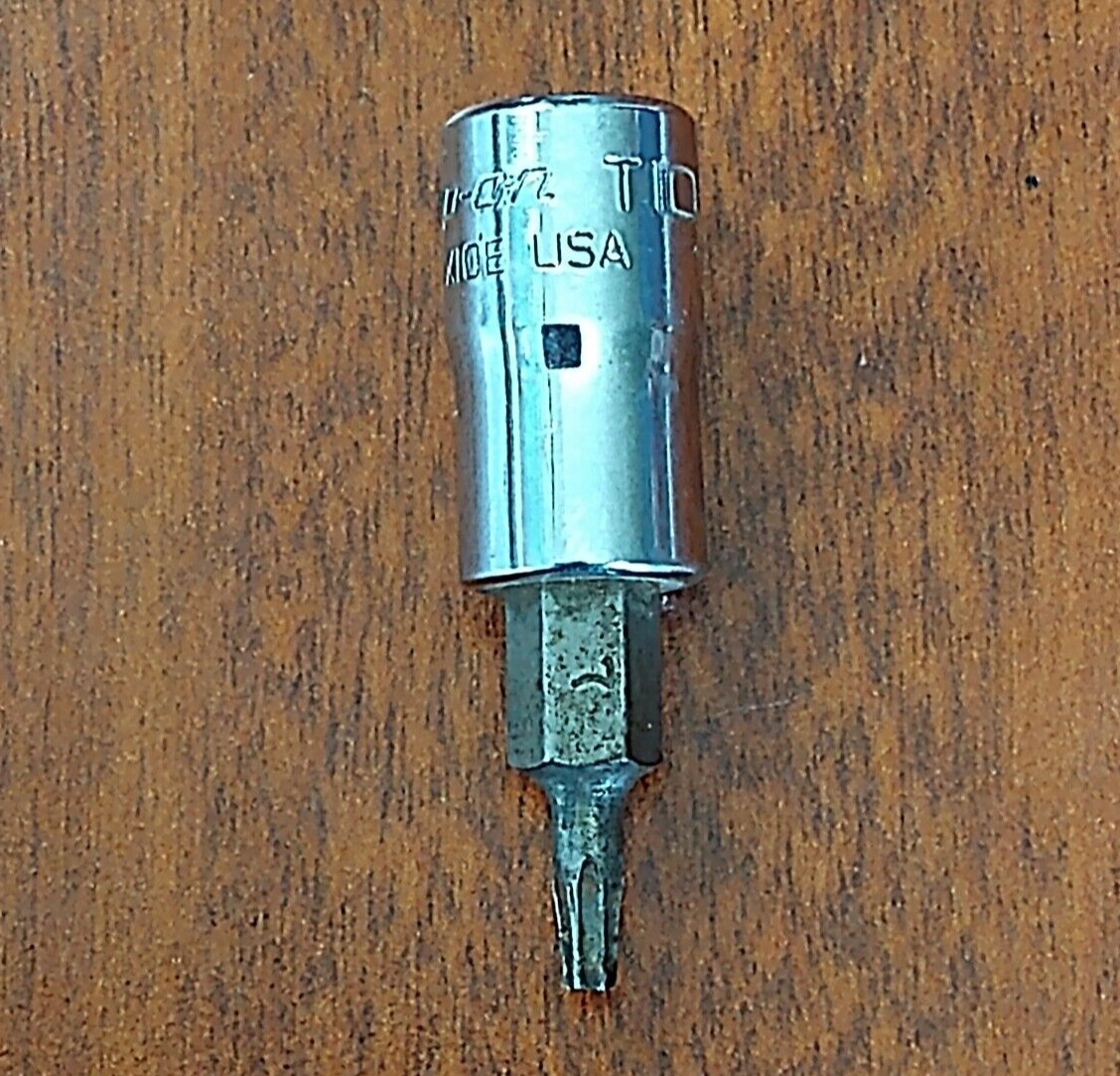 SNAP ON TTX10E, 1/4″ DRIVE, T10, TORX BIT.