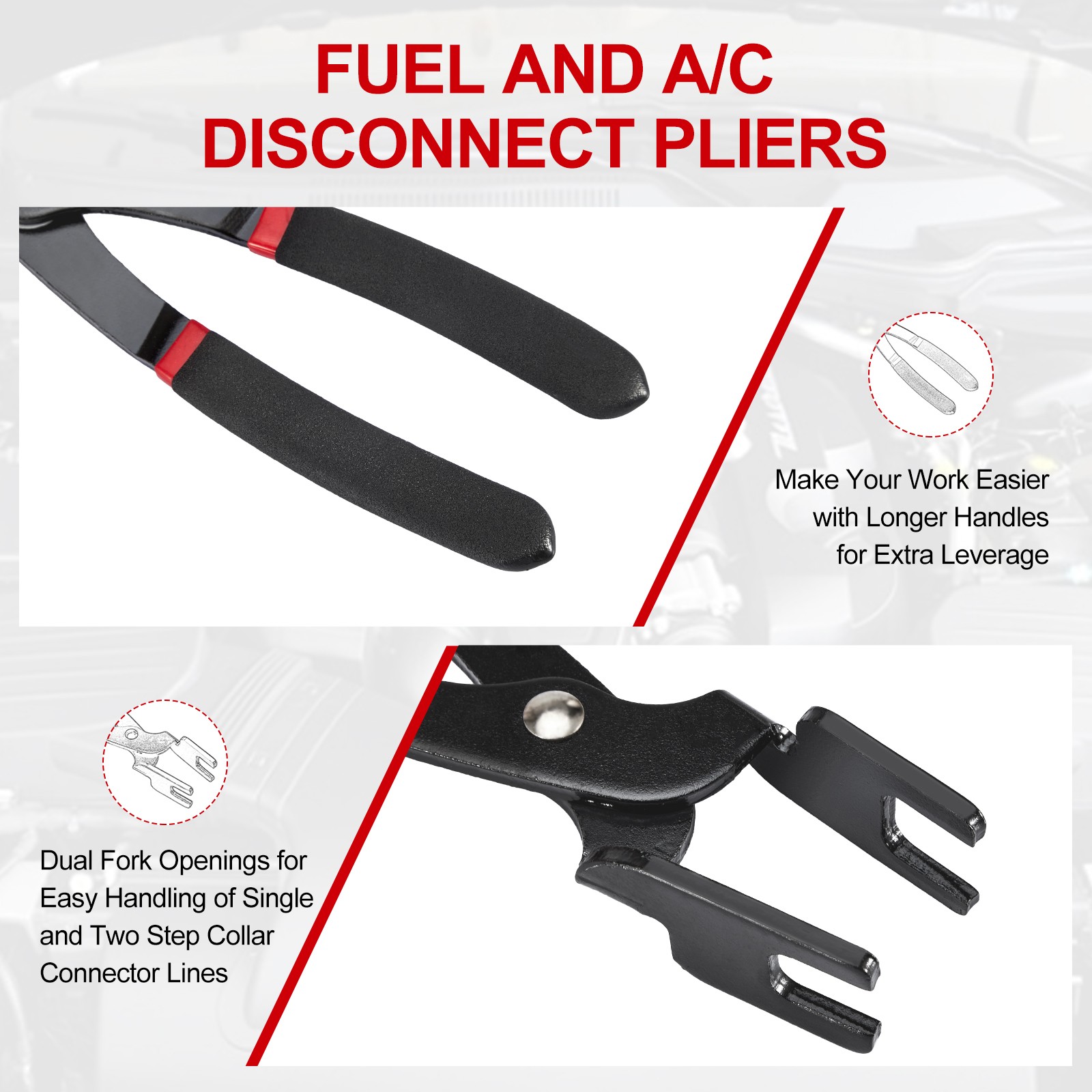 Fuel Line Disconnect Tool Set, 28 in 1 Master Quick Disconnect Tool Repair Kit