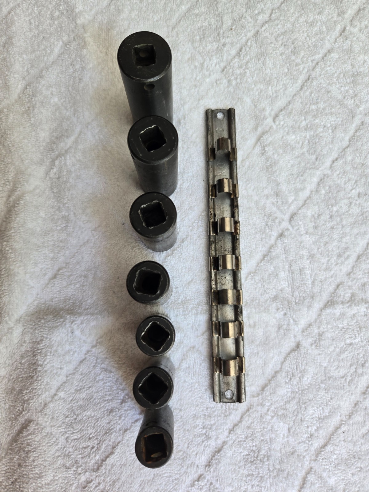 Snap-on 7-Piece 3/8″ Drive 6-Point Deep Impact pact Socket Set 3/8″ to 3/4″ SIMF