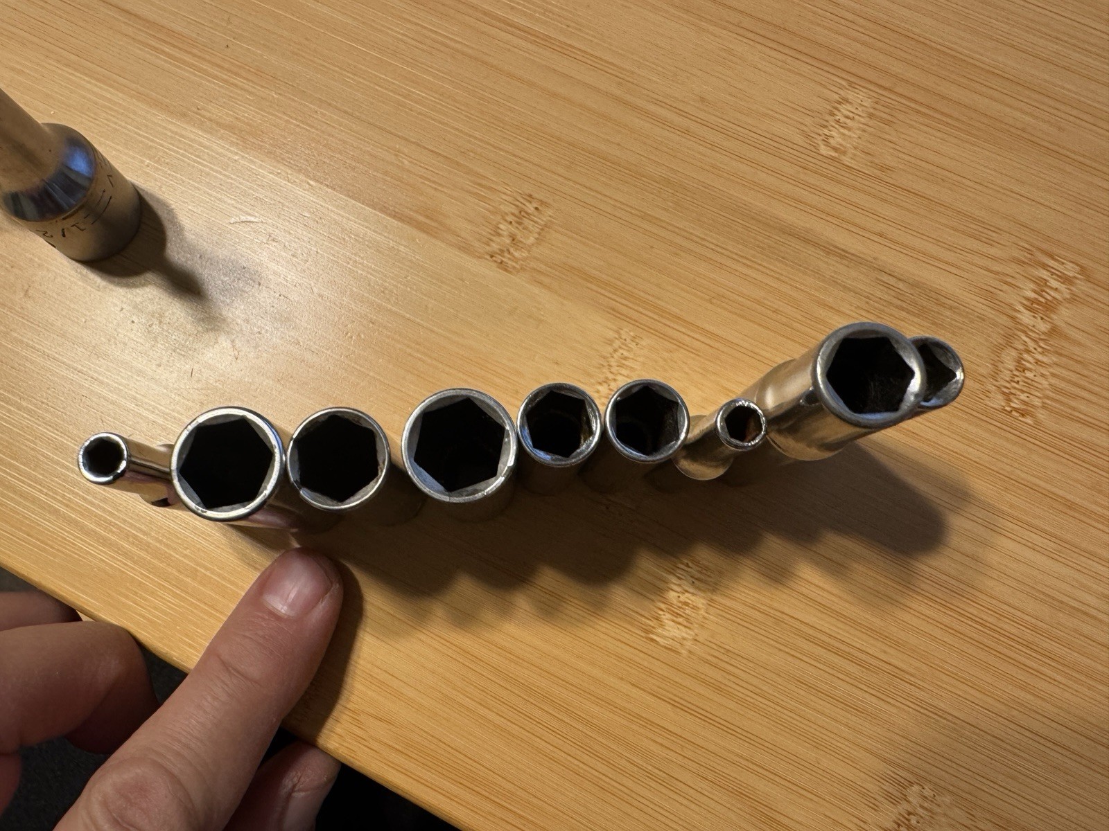Craftsman Socket Variety 124 pieces in total, include 9 deep sockets and swivel