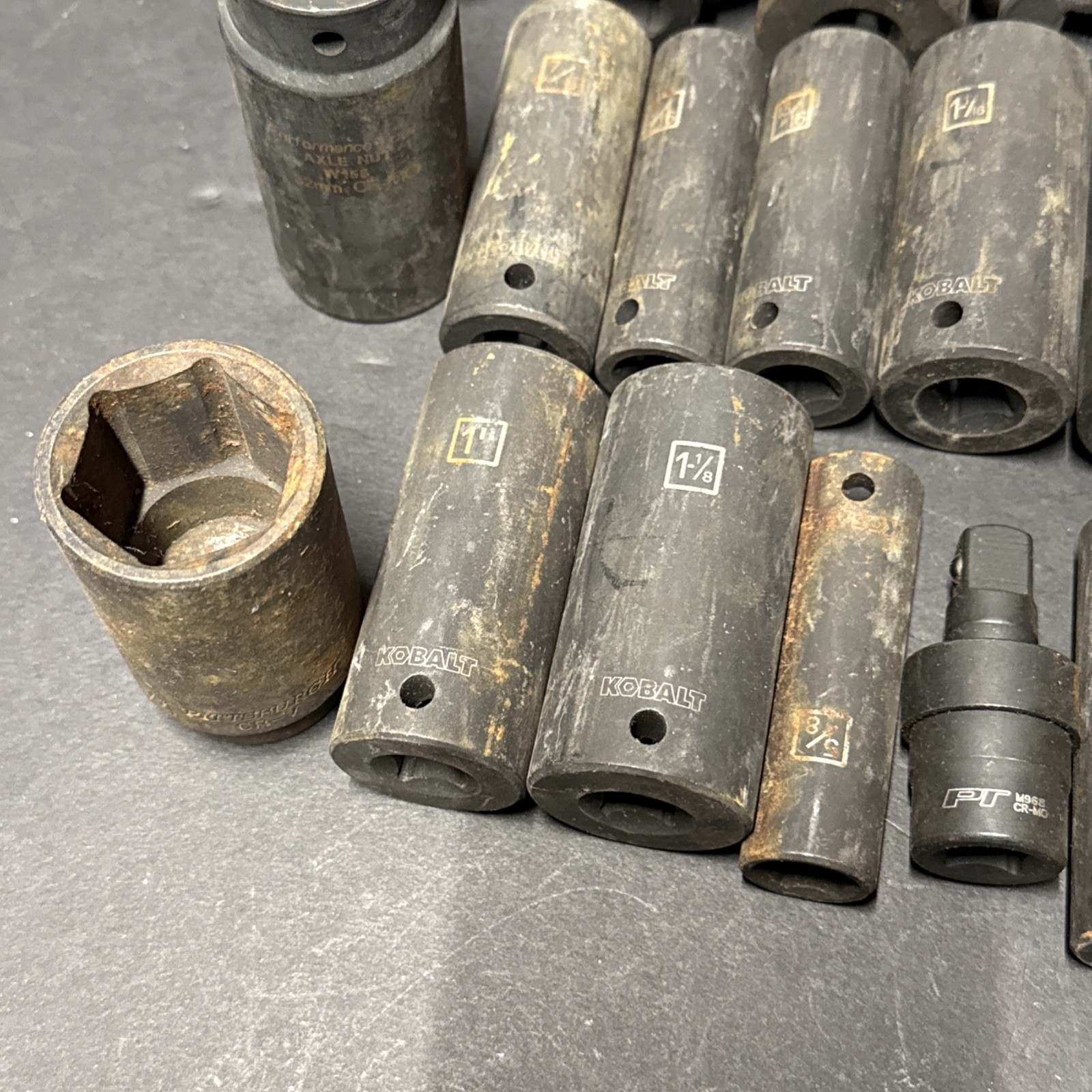 Impact Socket Driver Lot – Kobalt – Oem Tools – Performance Tools – Pittsburg