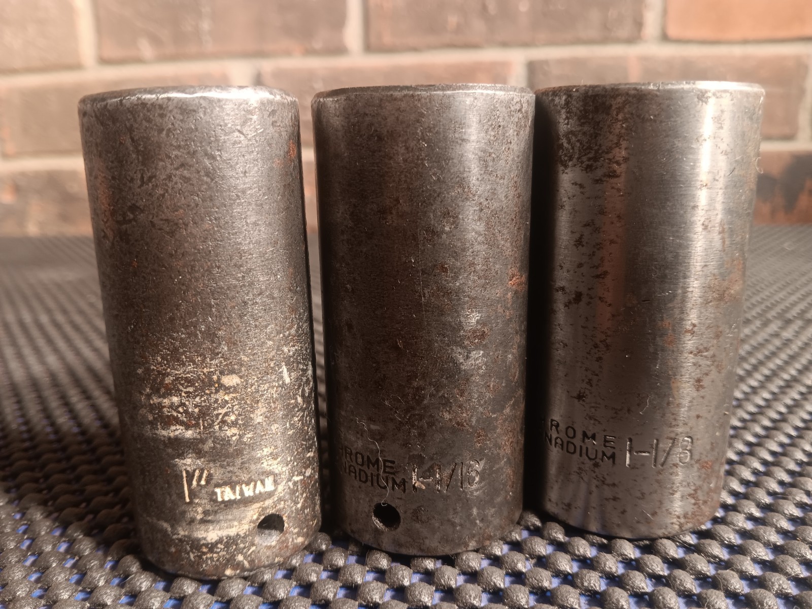 1/2drive deep well impact sockets lot of 3