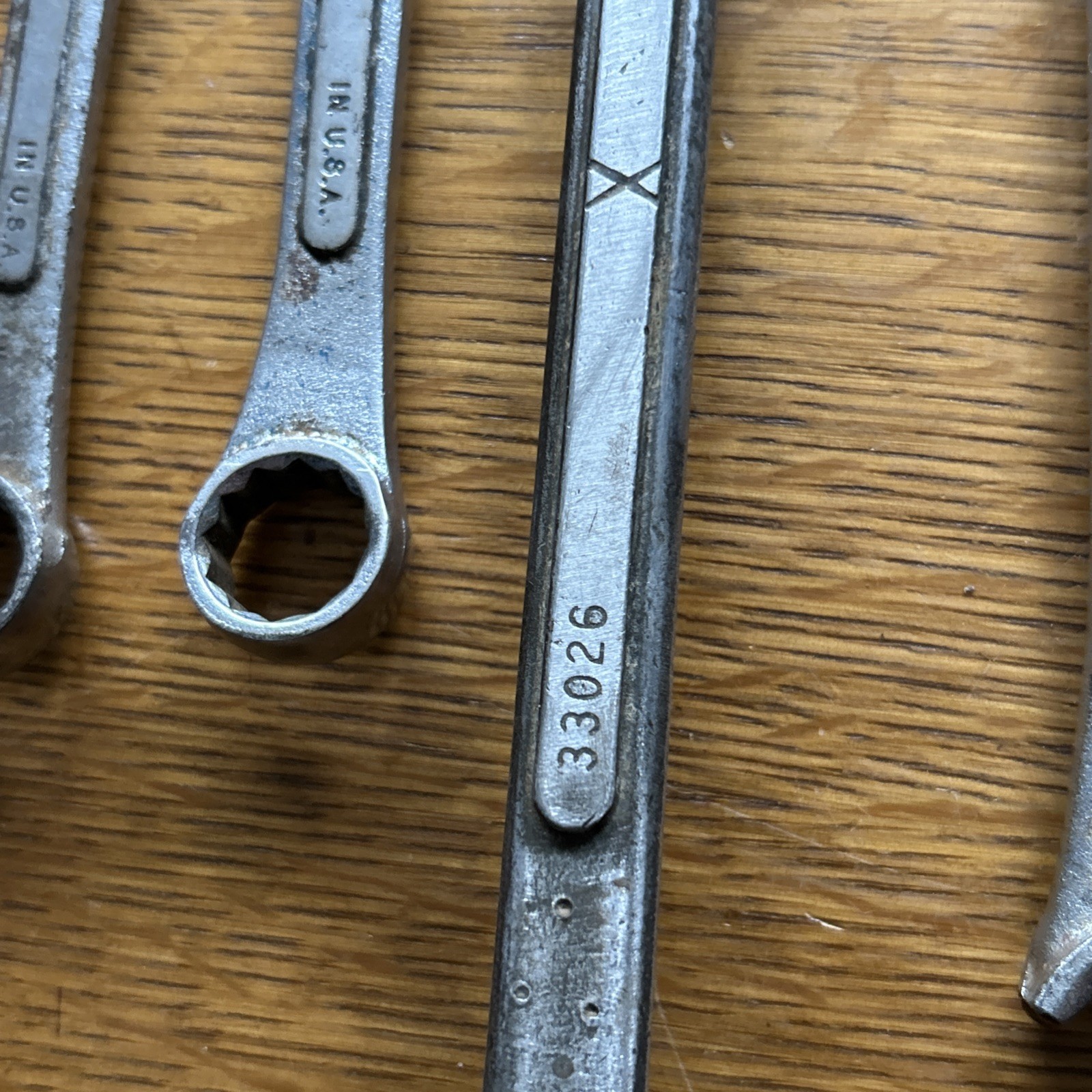 Lot Of 10 Various Sizes , Vintage S-K Wayne & Craftsman Wrenches