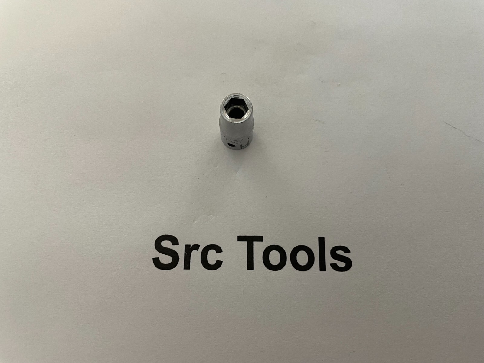 *RARE* Snap-on Tools USA 1/4″ Driv 6mm Metric 6pt Shallow Chrome Socket TM-6M