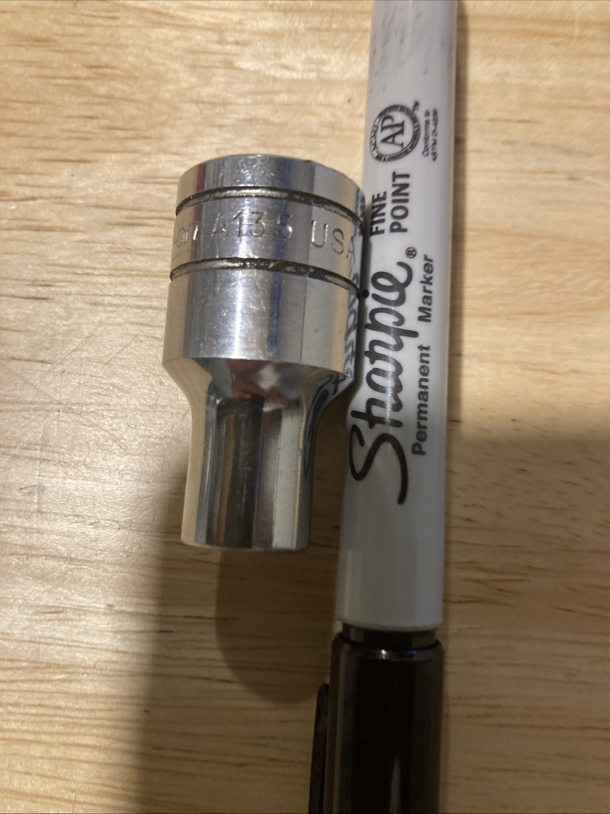 Snap-on A135 1/2” Drive Shock Absorber Socket Oval Specialty Tool USA