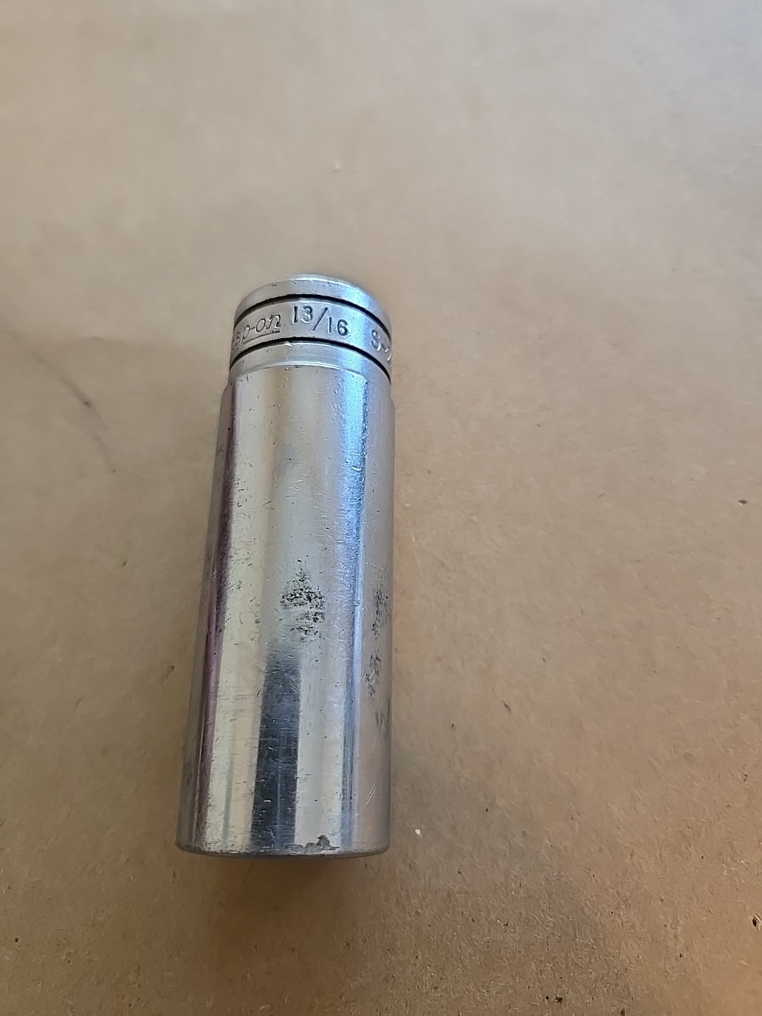 Snap On 1/2″ Drive 13/16″ 12PT SAE Deep Chrome Socket USA S-261