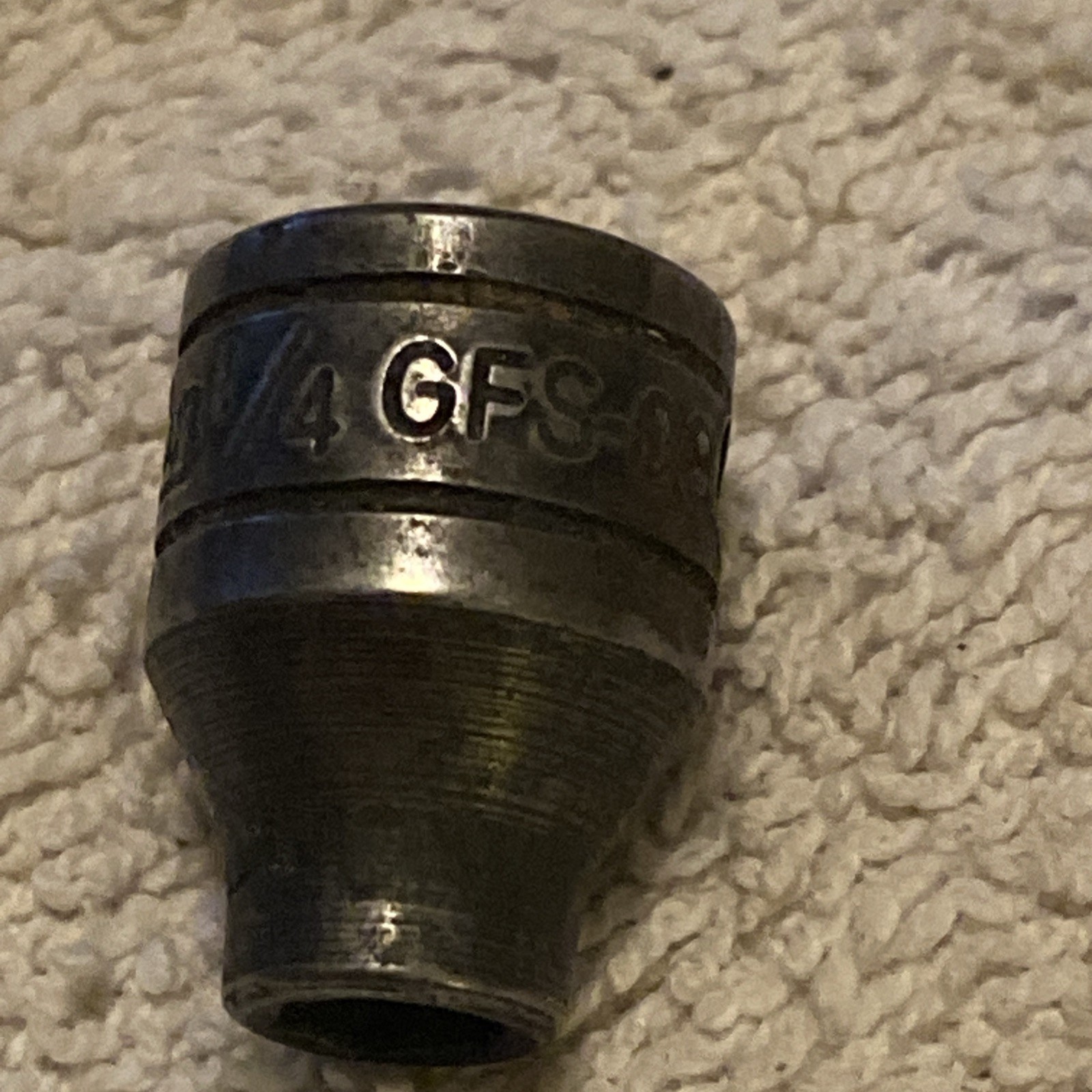 Snap-on Tools USA 3/8″ Drive 1/4″ Black Oxide Shallow Socket GFS081