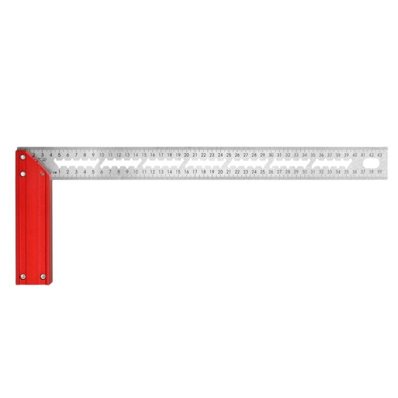High Precise Aluminum Alloy L Shape 90 Degree Angled Ruler For Woodworking And