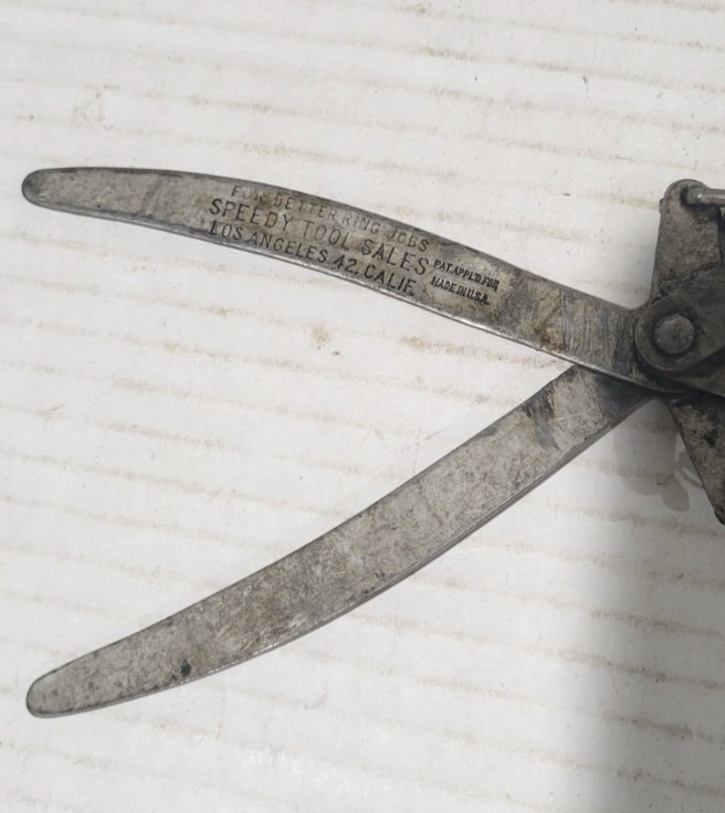 Vtg Speedy Ringer Piston Ring Tool Pliers USA Spee Dee Tools