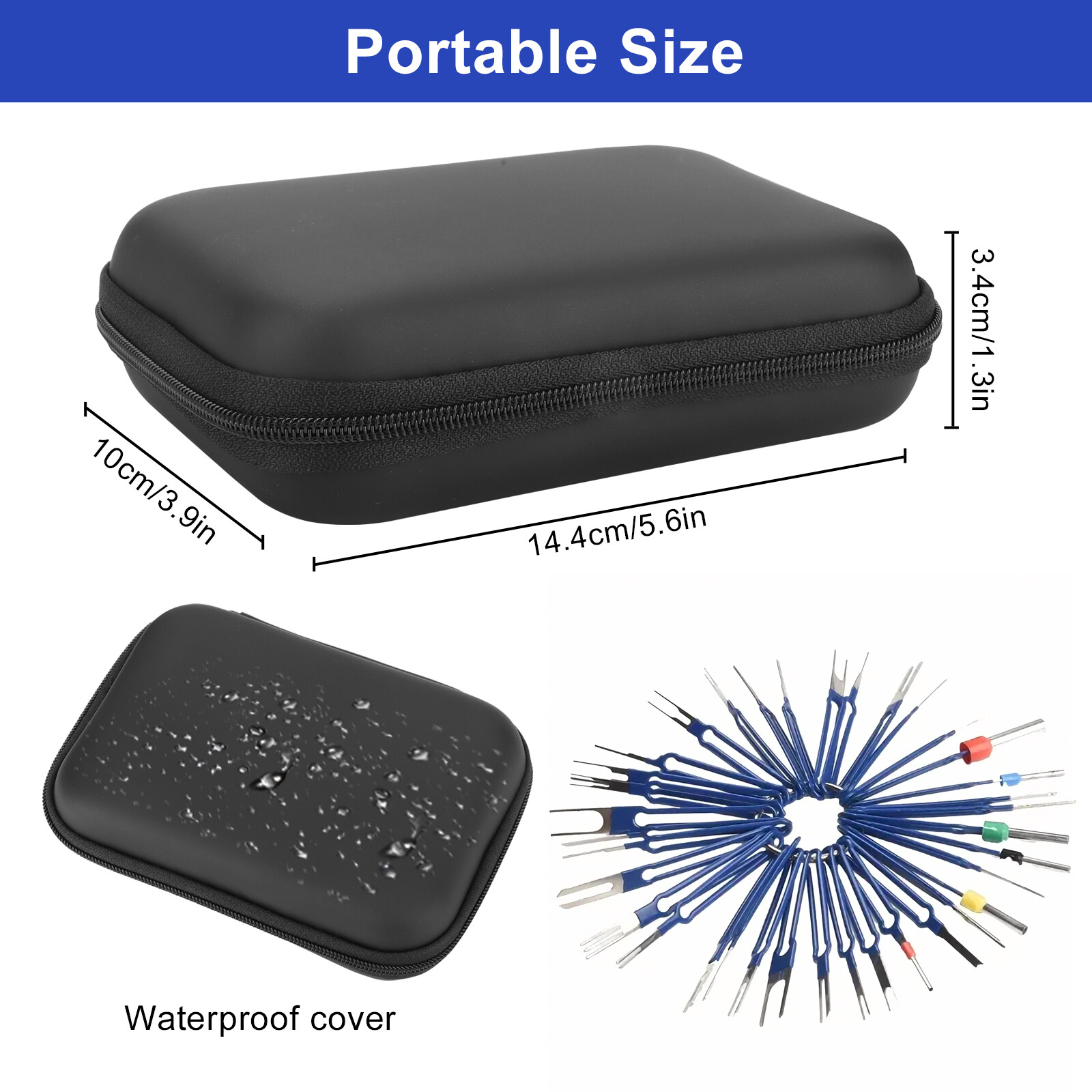 41xPinExtractorTerminalEjectorConnectorRemovalToolWithProtectiveBag