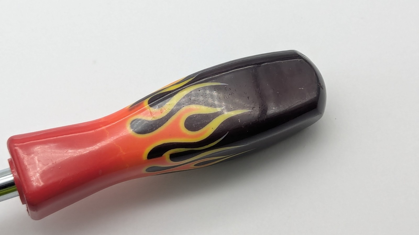 VTG MIT Tools 1/4″ DRIVER Screwdriver BLACK Orange FLAME FIRE handle