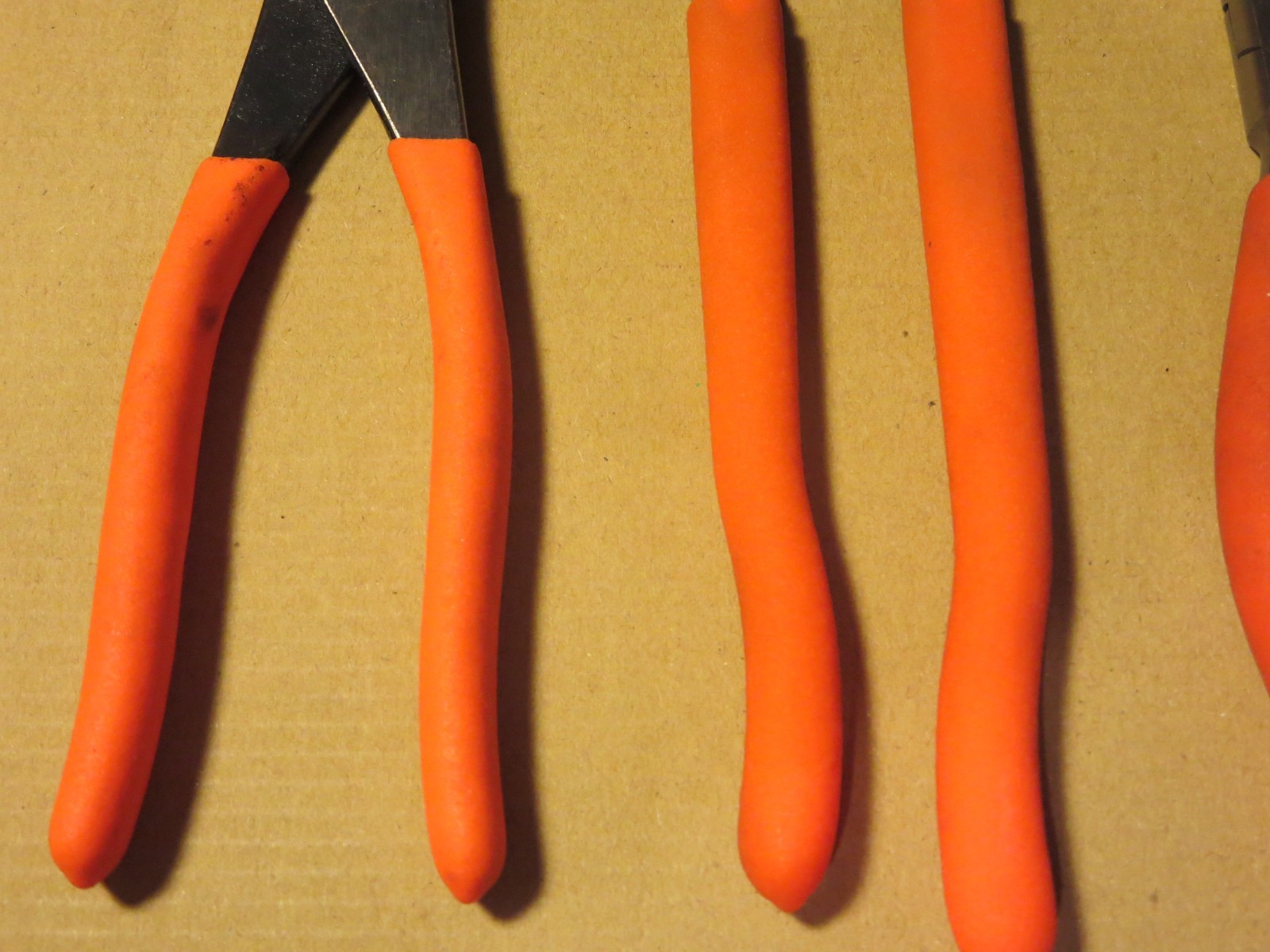 Matco SPU4M 4Pc. universal Pliers Set Orange Used