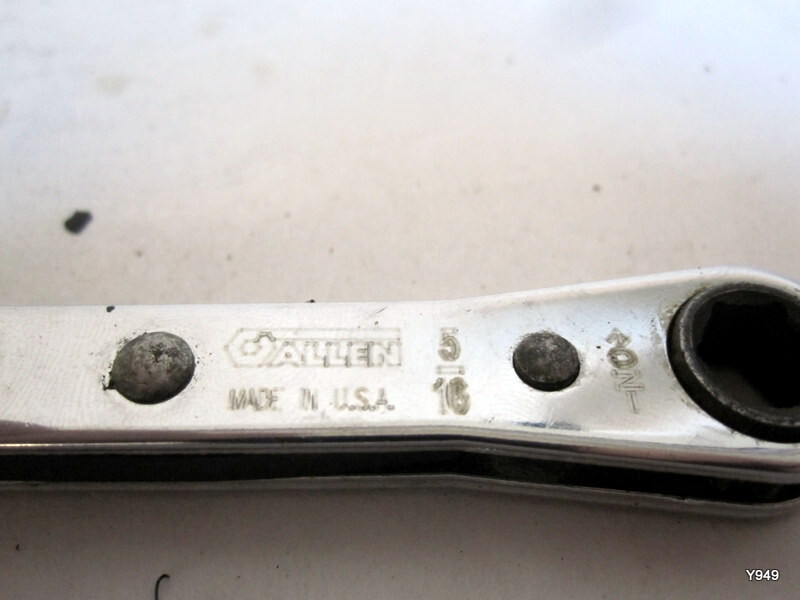 ALLEN 22604 6 Point Ratcheting Box End Wrench Type, 1/4″ x 5/16″ Size STUCK