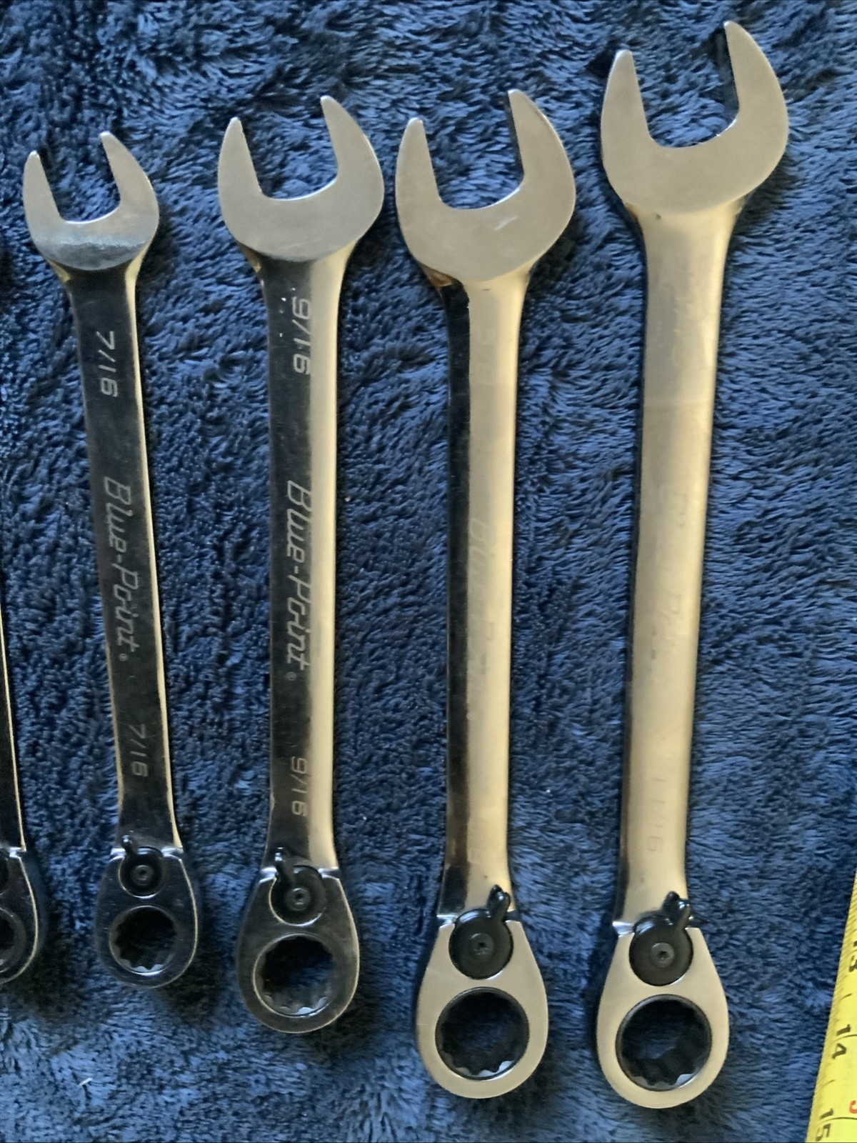 Blue Point Ratcheting Wrench Set, Sae, 6pc….see Pics…bbbb