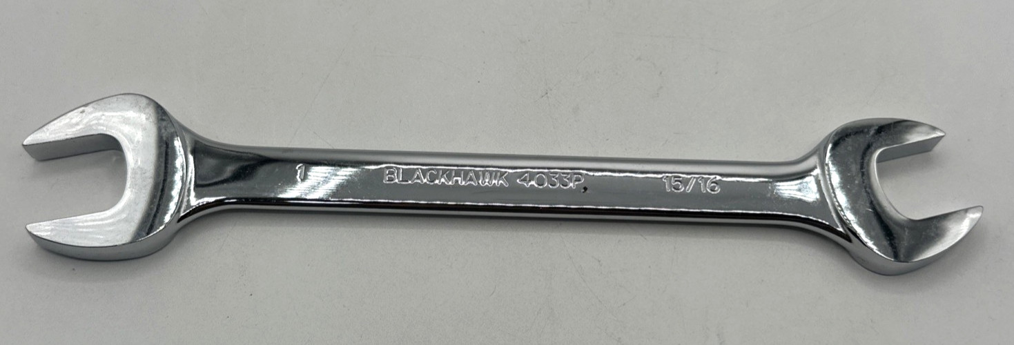 BLACKHAWK 4033P 15/16 «x 1» Double Open Ended Wrench Made in USA Polished