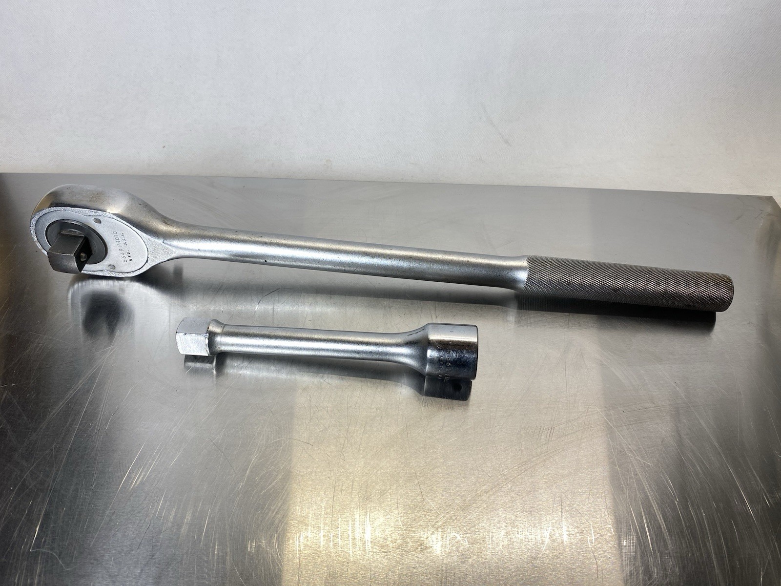 PROTO 5649 Ratchet Wrench 3/4″ Drive Pear Head 20″ With 7” Extension USA Heavy!