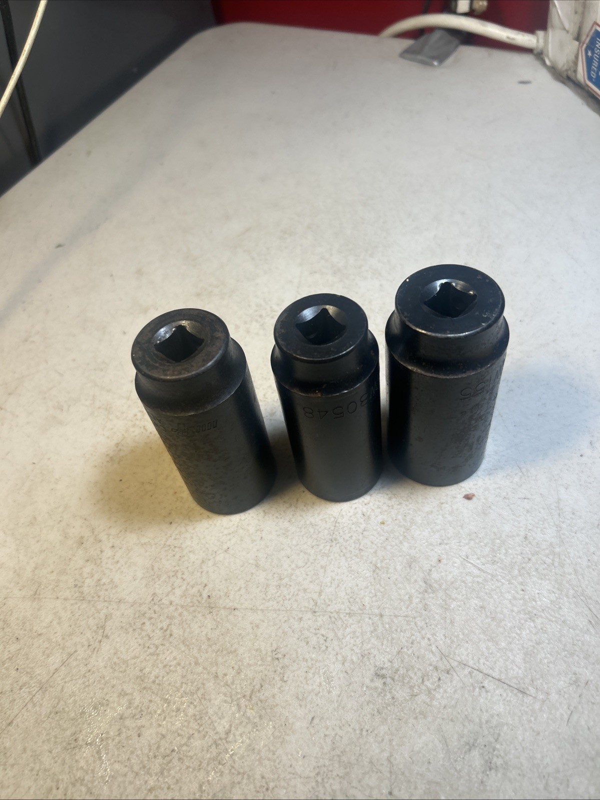 PERFORMANCE TOOL – Lot Of 3 Large Deep Metric Impact Sockets (29mm,30mm & 32mm)