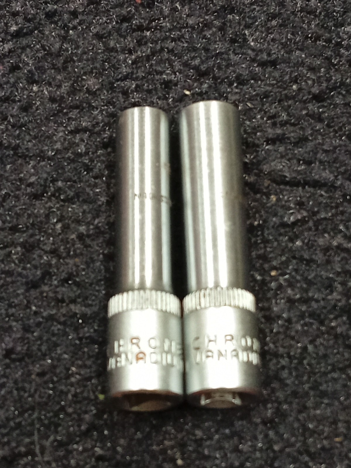 2 MAGNUSSON Deep 50mm, 1/4″ Drive, 6 Point Sockets, 6mm & 7mm