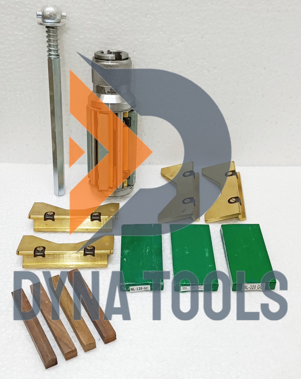 CYLINDER ENGINE HONE KIT + 4x SET GREEN STONES + 1 SET CURED WOODEN BLOCKS – ALL