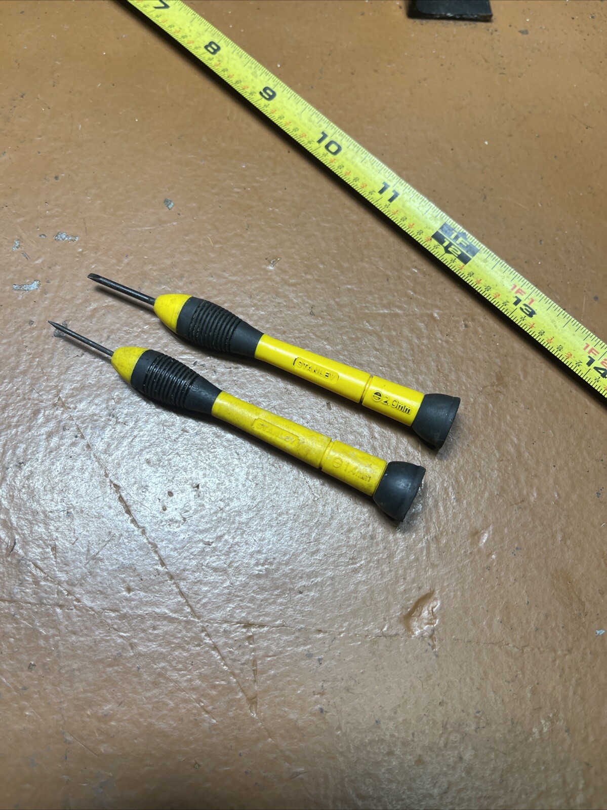 Stanley Tools 2 Piece Metric Precision Mini Screwdriver Set Watch Camera Repair